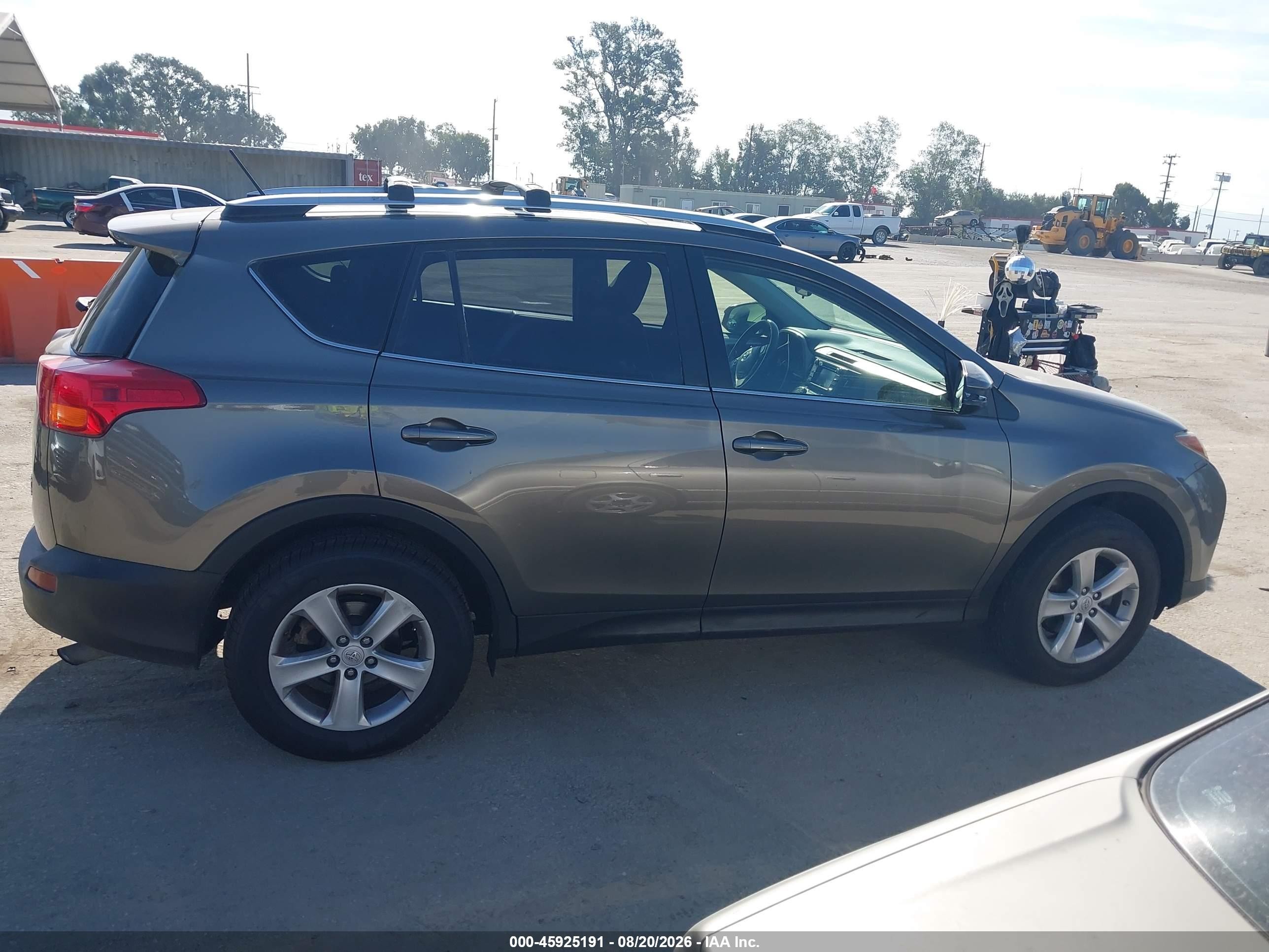 2013 Toyota Rav4 Xle Gray vin: JTMRFREV2DD029108