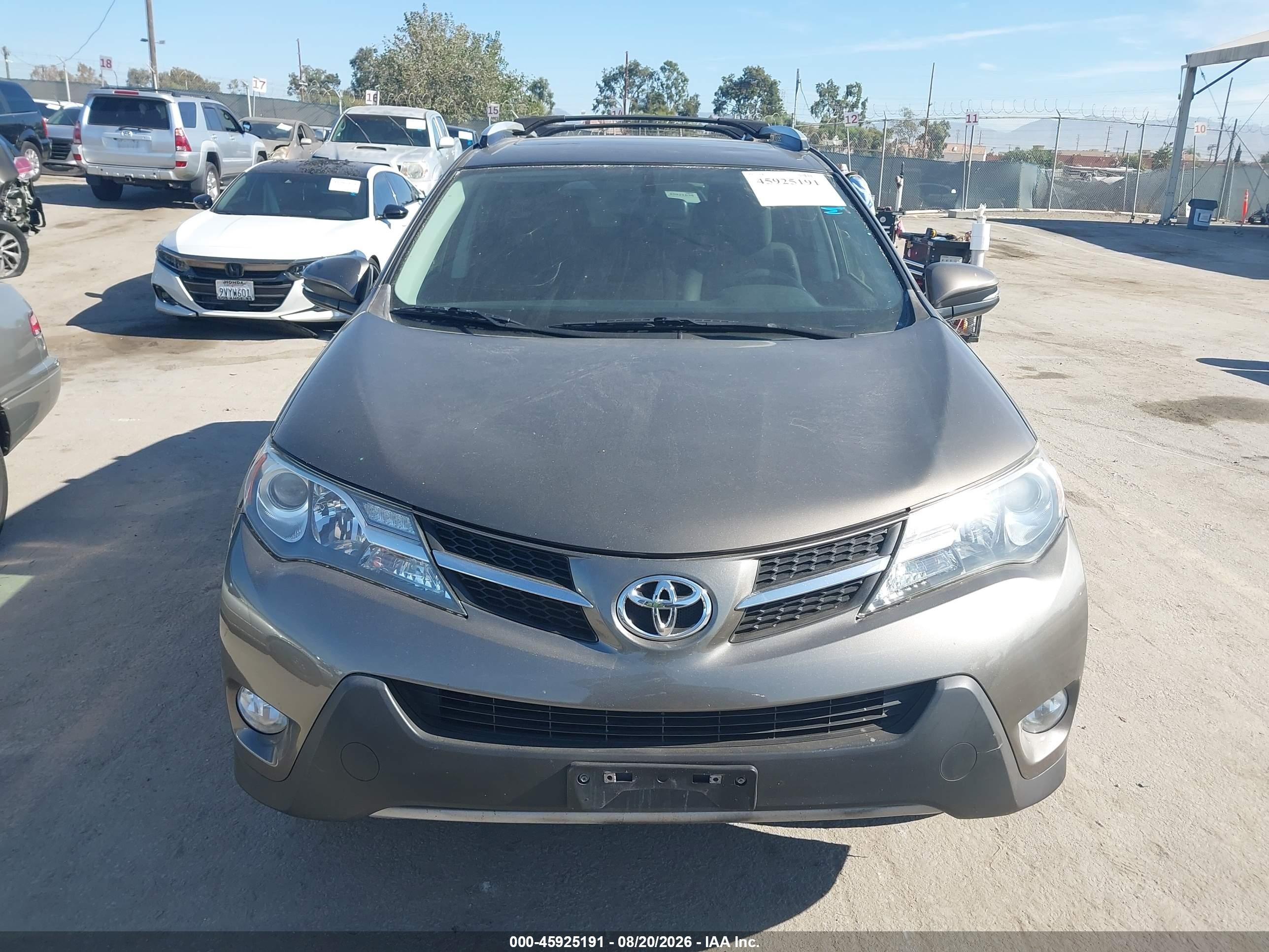 2013 Toyota Rav4 Xle Gray vin: JTMRFREV2DD029108
