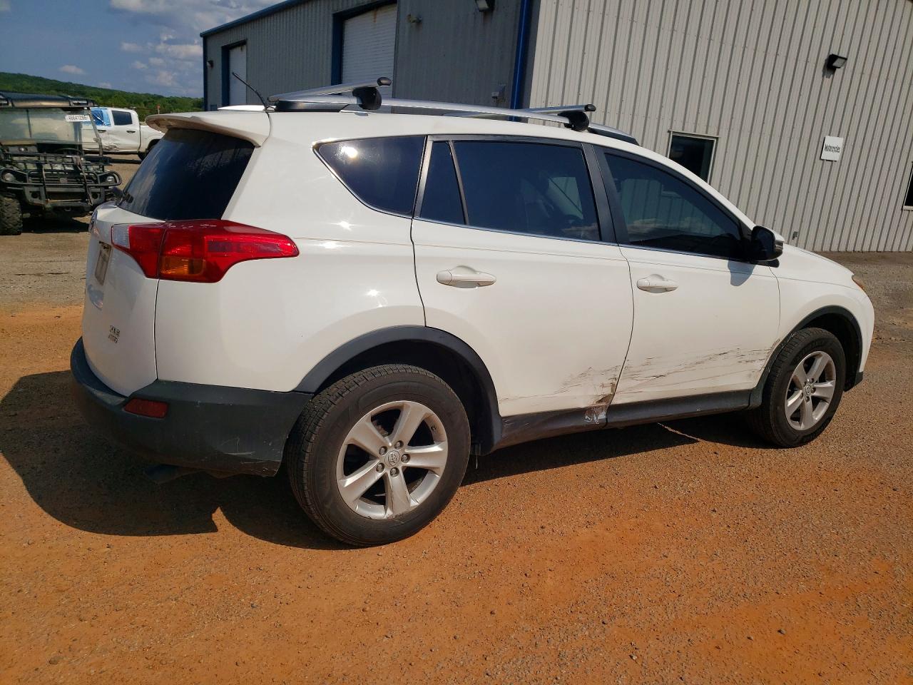 2013 Toyota Rav4 Xle White vin: JTMRFREV2DD035524