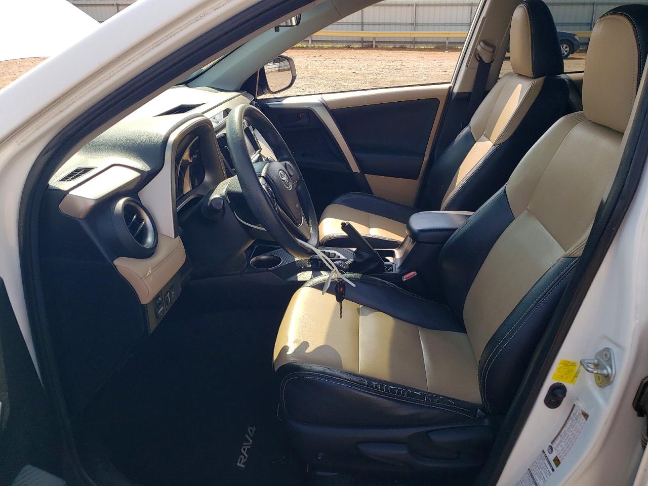 2013 Toyota Rav4 Xle White vin: JTMRFREV2DD035524