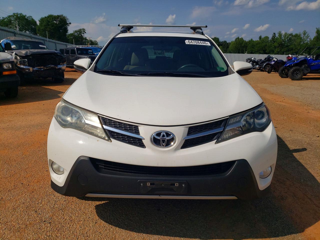2013 Toyota Rav4 Xle White vin: JTMRFREV2DD035524