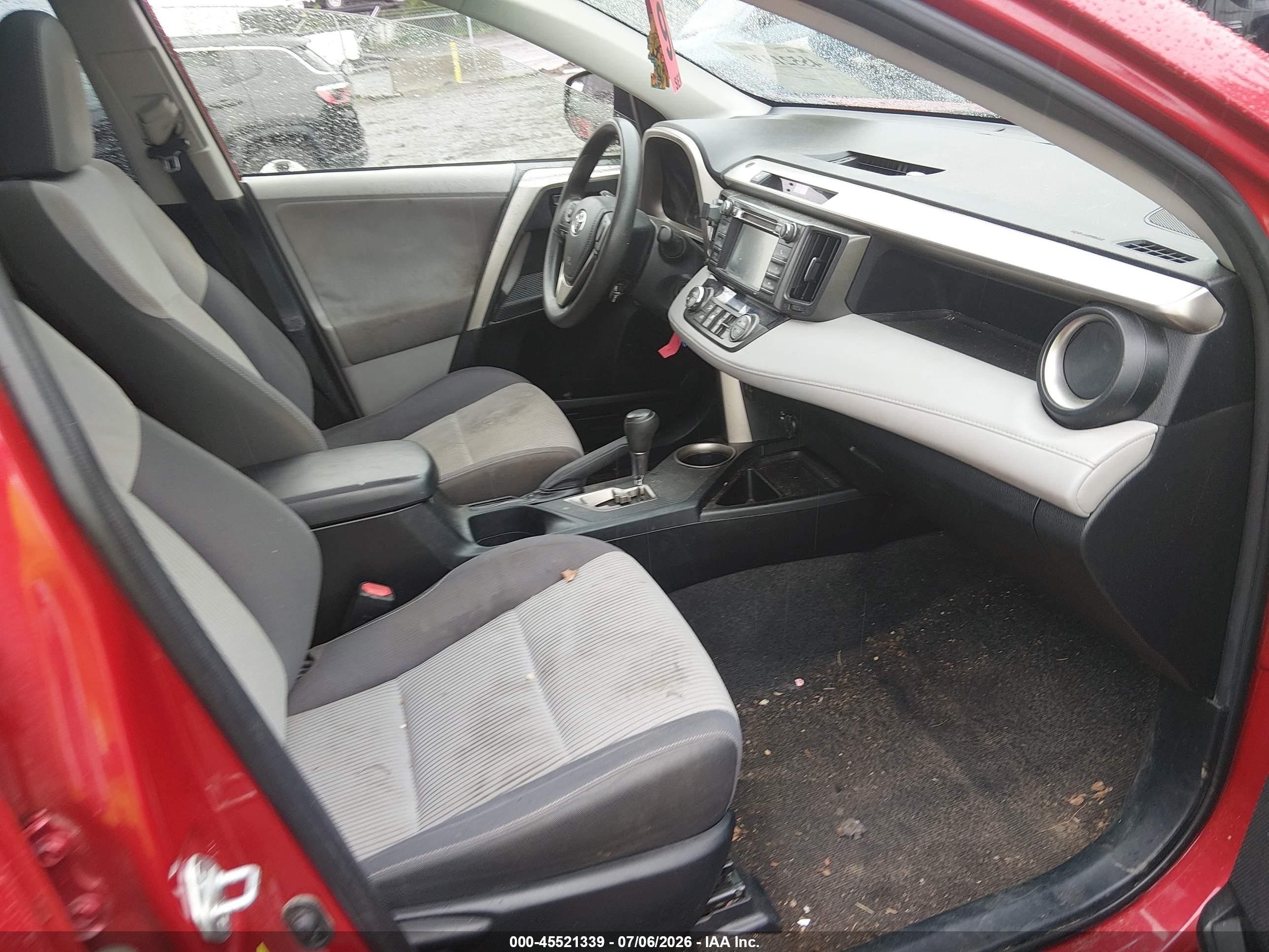 2013 Toyota Rav4 Xle Red vin: JTMRFREV2DD038231