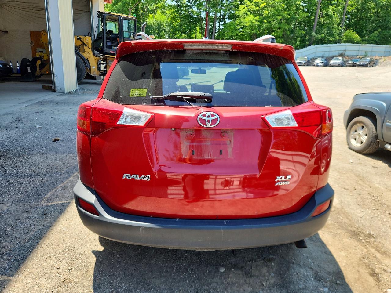 2013 Toyota Rav4 Xle Red vin: JTMRFREV2DD038262