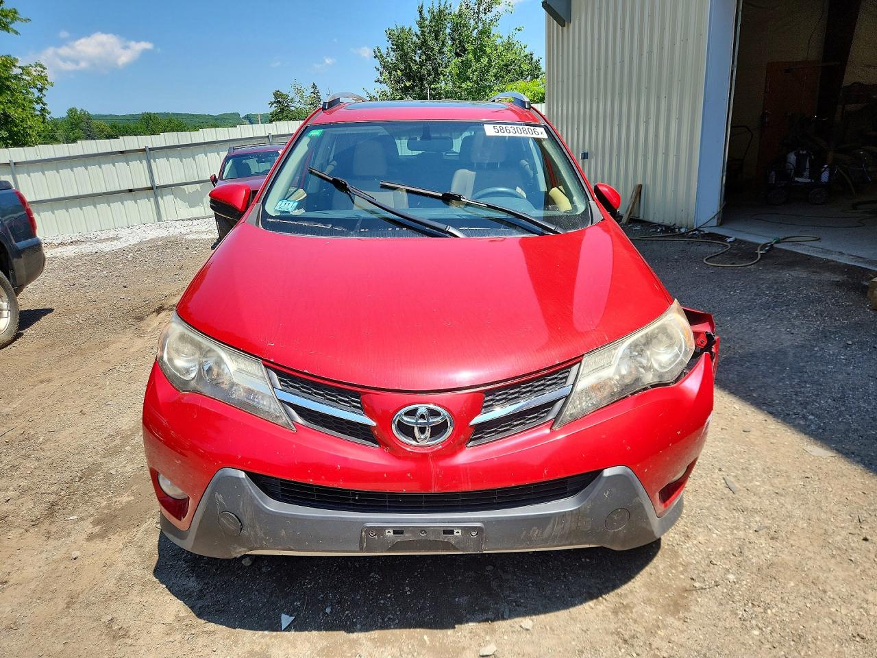 2013 Toyota Rav4 Xle Red vin: JTMRFREV2DD038262