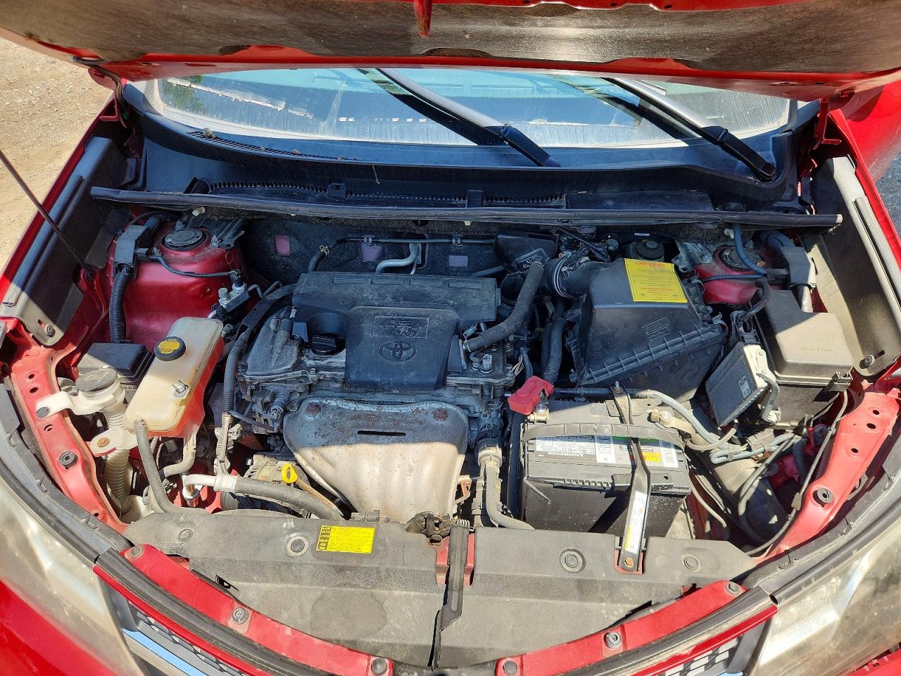 2013 Toyota Rav4 Xle Red vin: JTMRFREV2DD038262