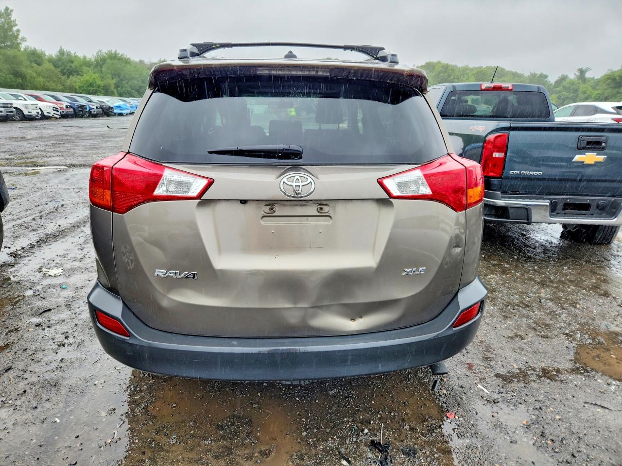 2014 Toyota Rav4 Xle Brown vin: JTMRFREV2ED066015