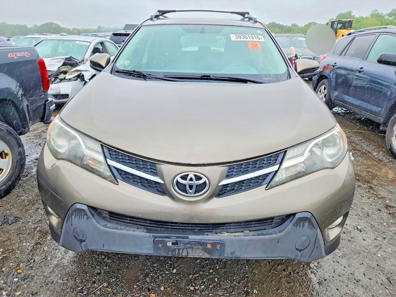2014 Toyota Rav4 Xle Brown vin: JTMRFREV2ED066015