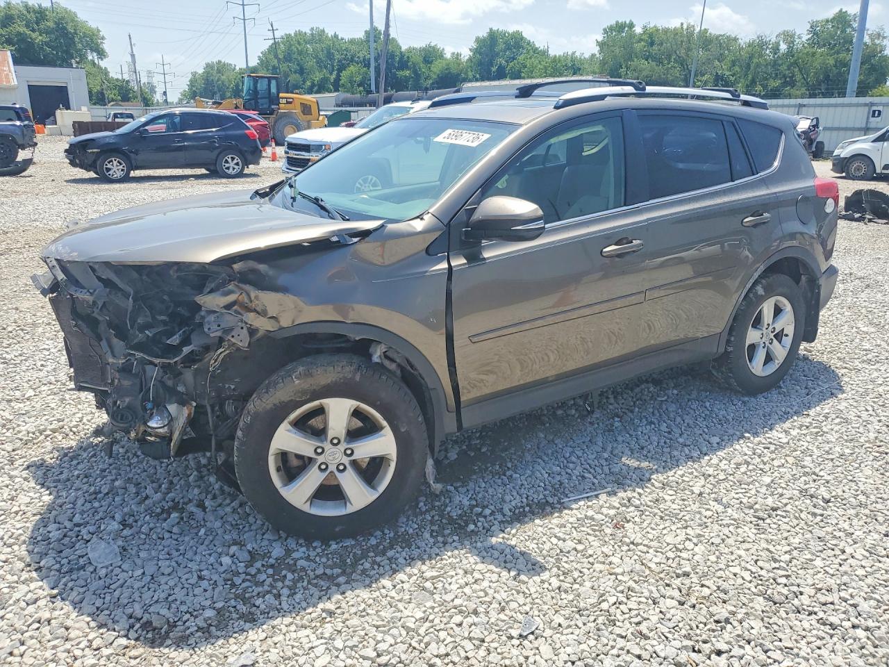 2014 Toyota Rav4 Xle Gray vin: JTMRFREV2ED067522