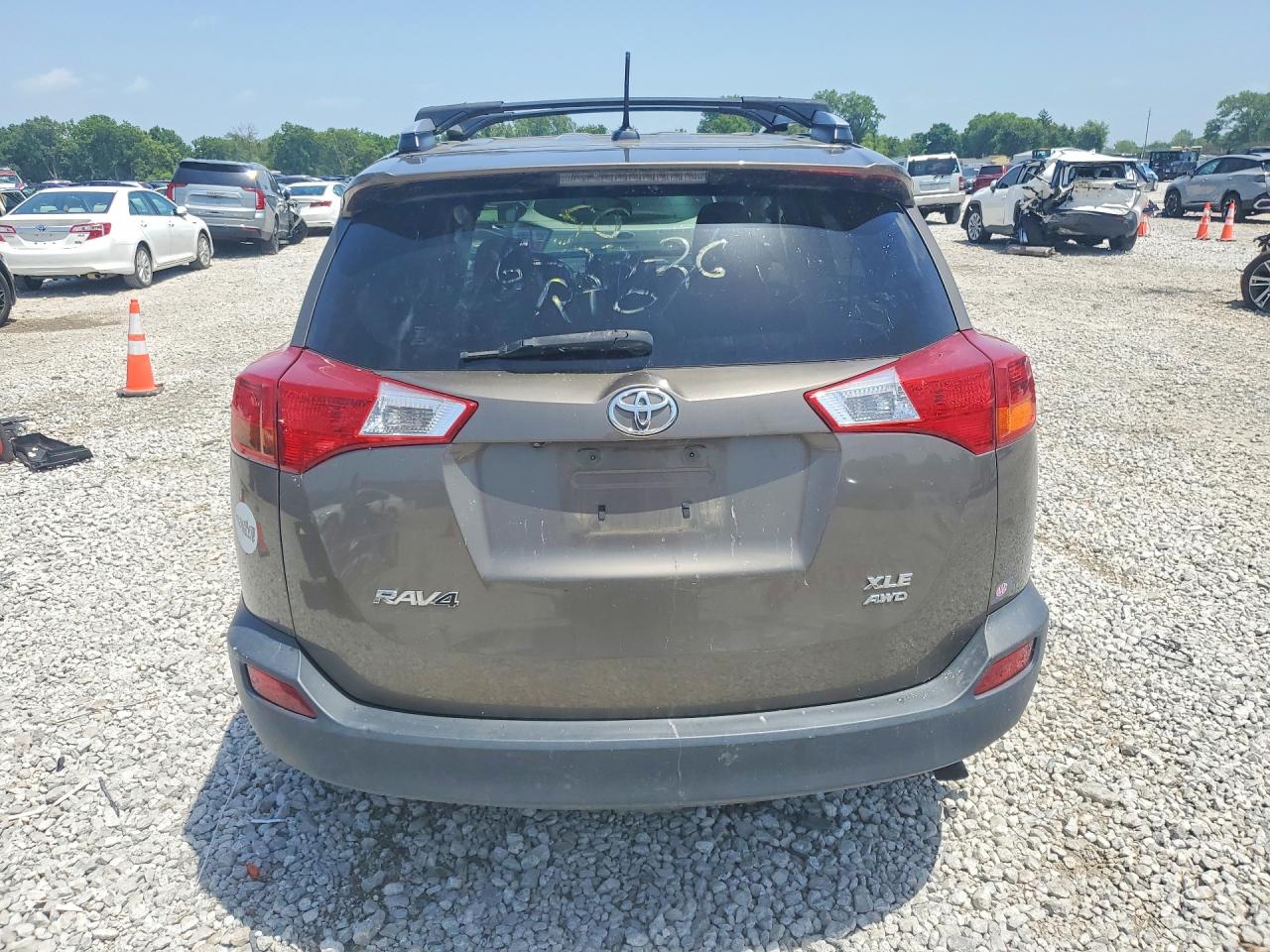 2014 Toyota Rav4 Xle Gray vin: JTMRFREV2ED067522