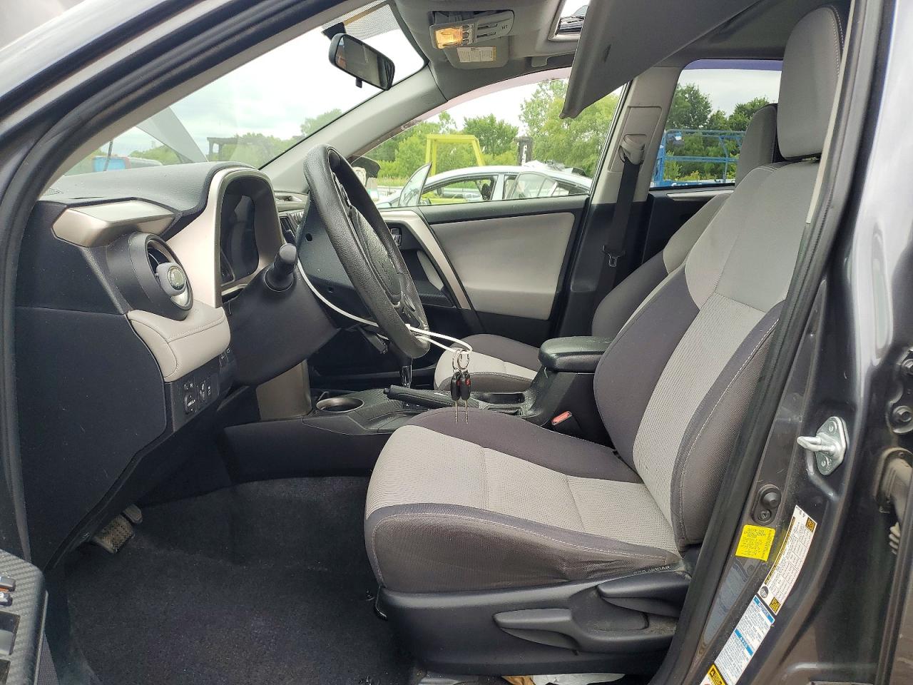 2015 Toyota Rav4 Xle Gray vin: JTMRFREV2FD129759