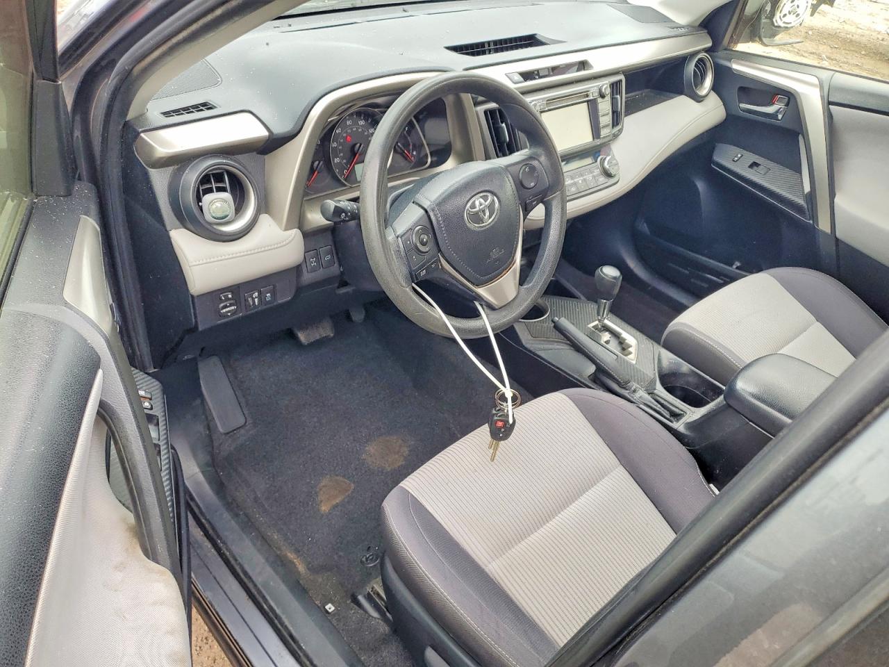 2015 Toyota Rav4 Xle Gray vin: JTMRFREV2FD129759