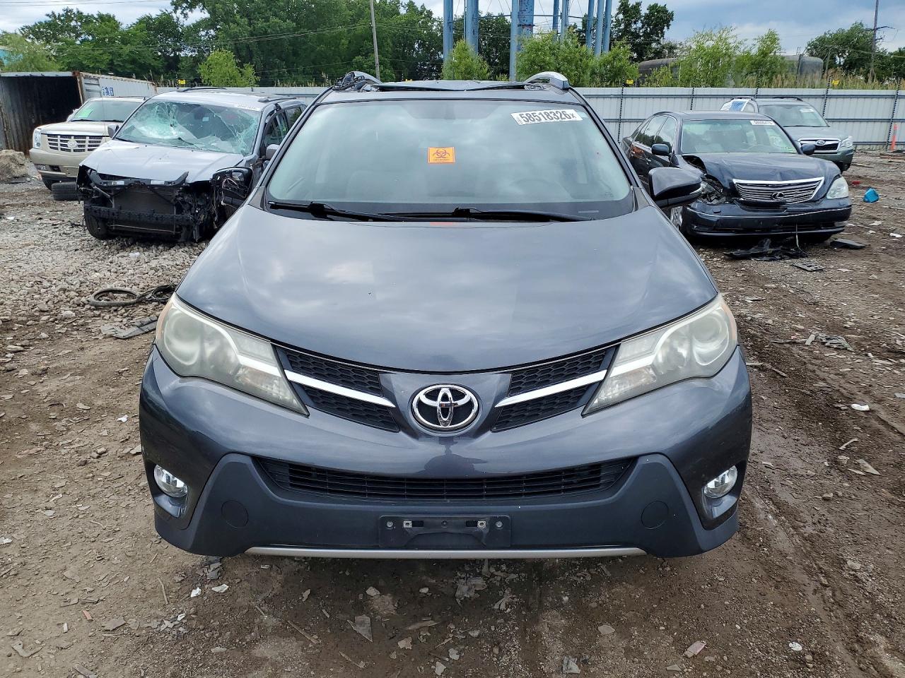 2015 Toyota Rav4 Xle Gray vin: JTMRFREV2FD129759