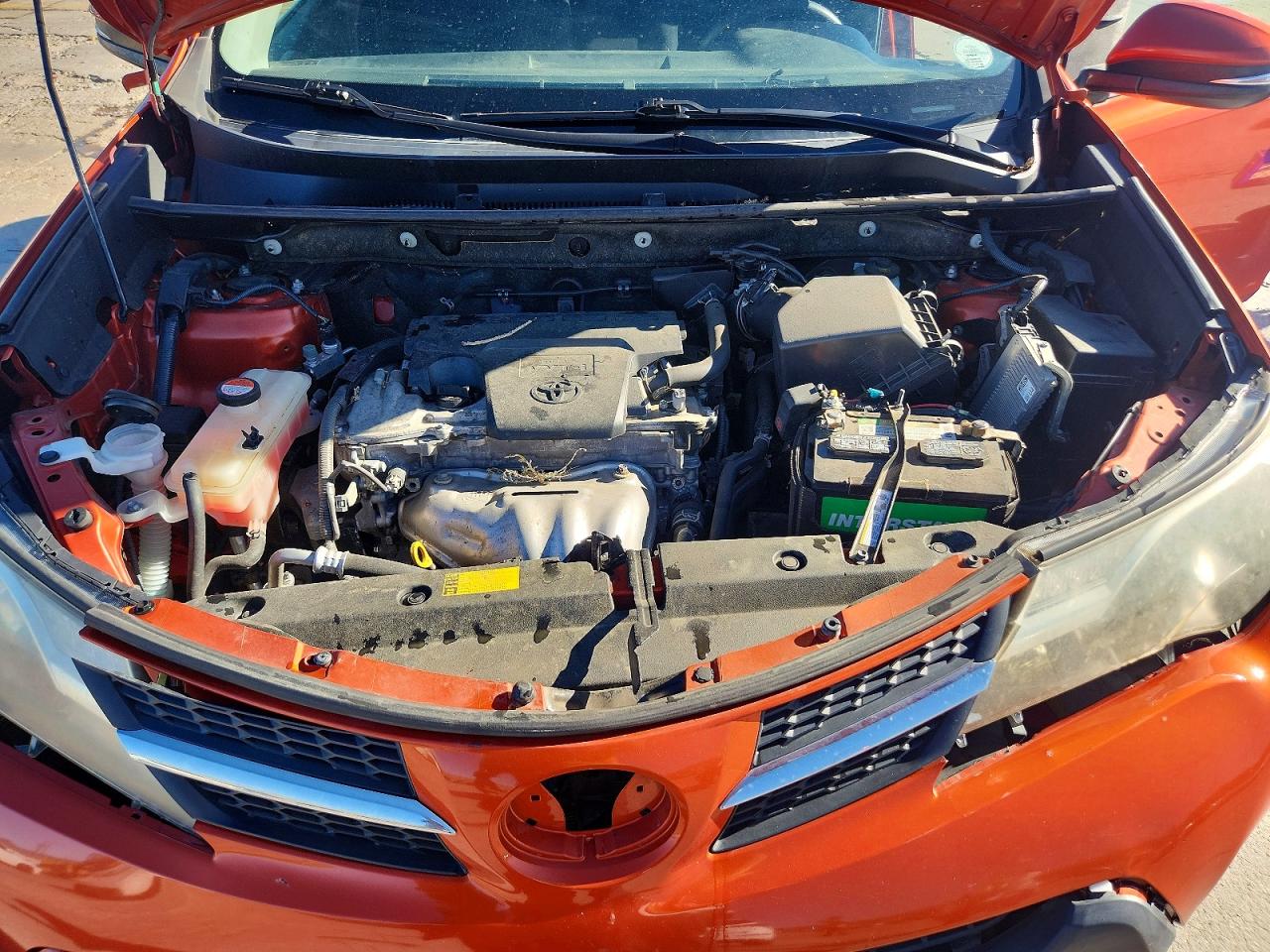 2015 Toyota Rav4 Xle Orange vin: JTMRFREV2FD130135