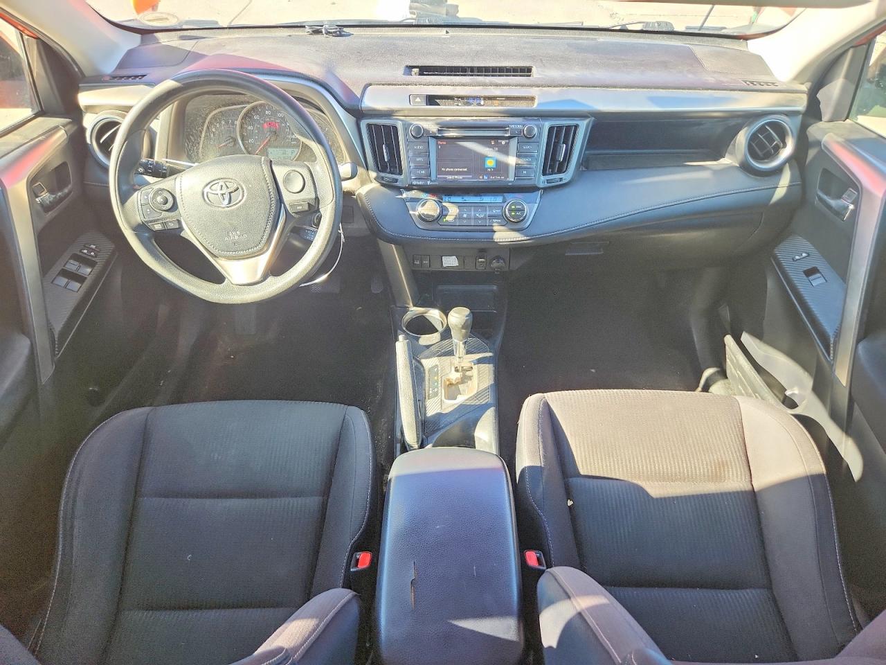 2015 Toyota Rav4 Xle Orange vin: JTMRFREV2FD130135