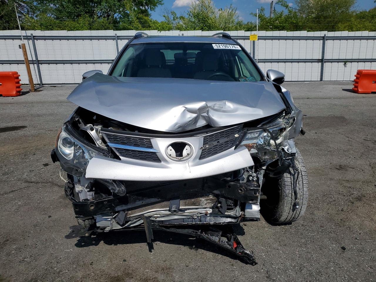 2013 Toyota Rav4 Xle Silver vin: JTMRFREV3D5000498