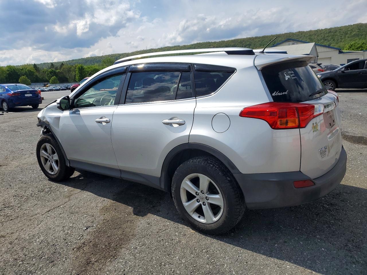 2013 Toyota Rav4 Xle Silver vin: JTMRFREV3D5000498