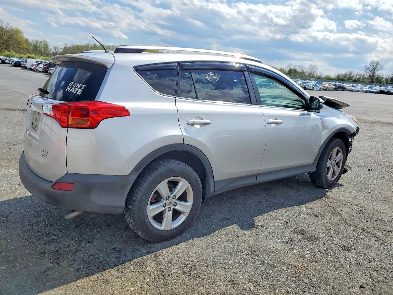 2013 Toyota Rav4 Xle Silver vin: JTMRFREV3D5000498