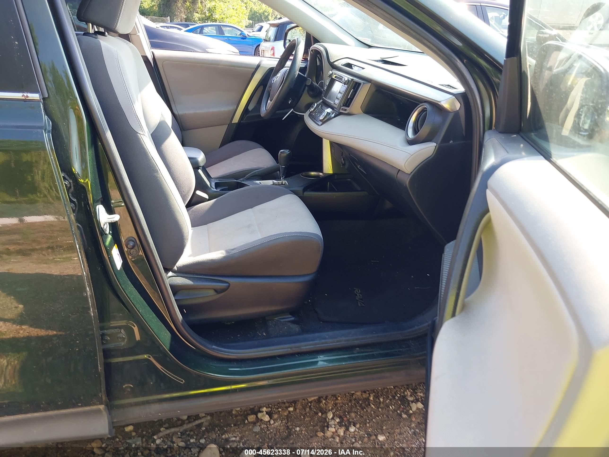 2013 Toyota Rav4 Xle Green vin: JTMRFREV3D5015566