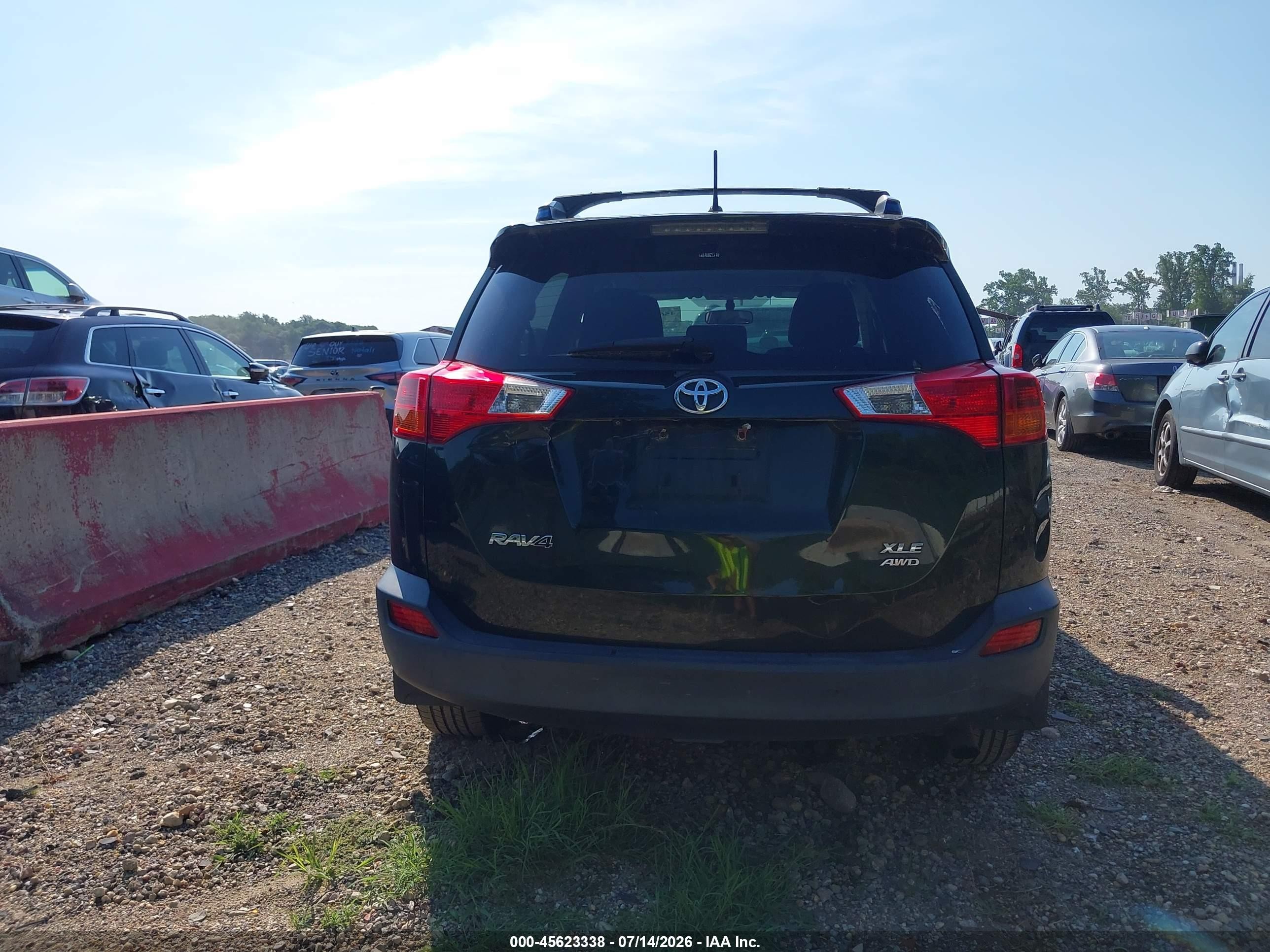 2013 Toyota Rav4 Xle Green vin: JTMRFREV3D5015566
