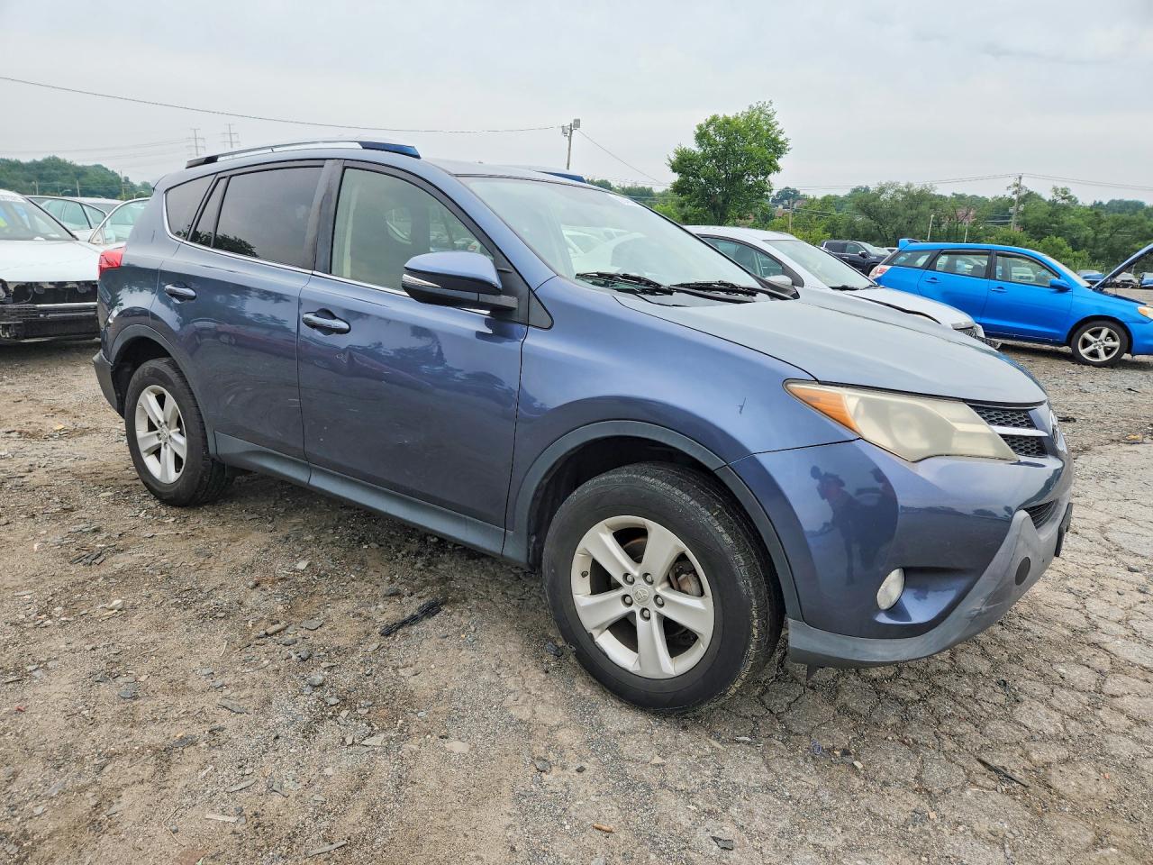 2013 Toyota Rav4 Xle Blue vin: JTMRFREV3D5017446