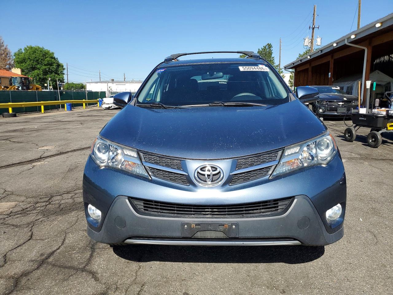 2013 Toyota Rav4 Xle Blue vin: JTMRFREV3D5020234