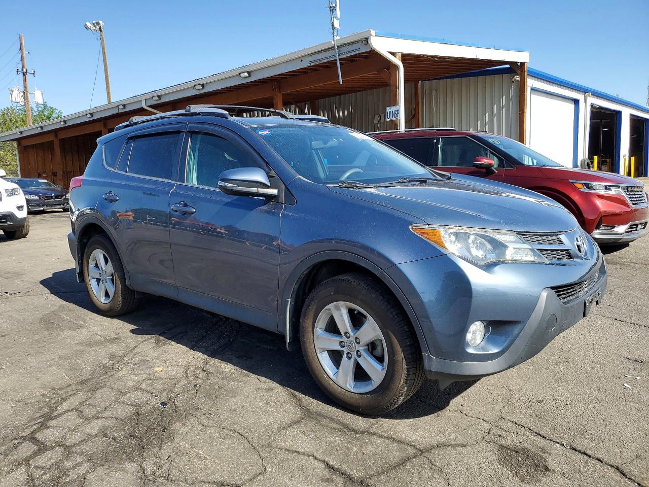 2013 Toyota Rav4 Xle Blue vin: JTMRFREV3D5020234