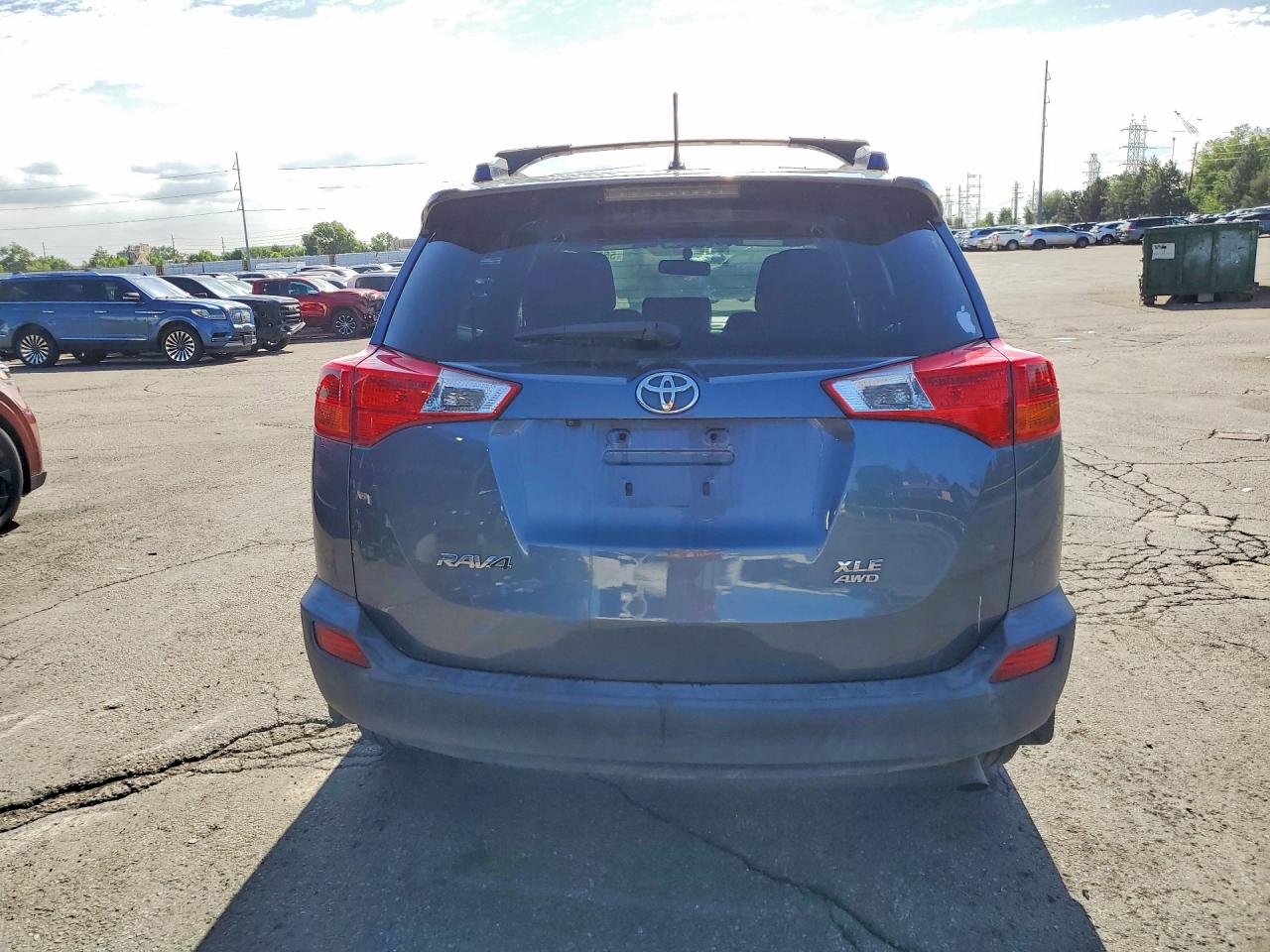2013 Toyota Rav4 Xle Blue vin: JTMRFREV3D5020234