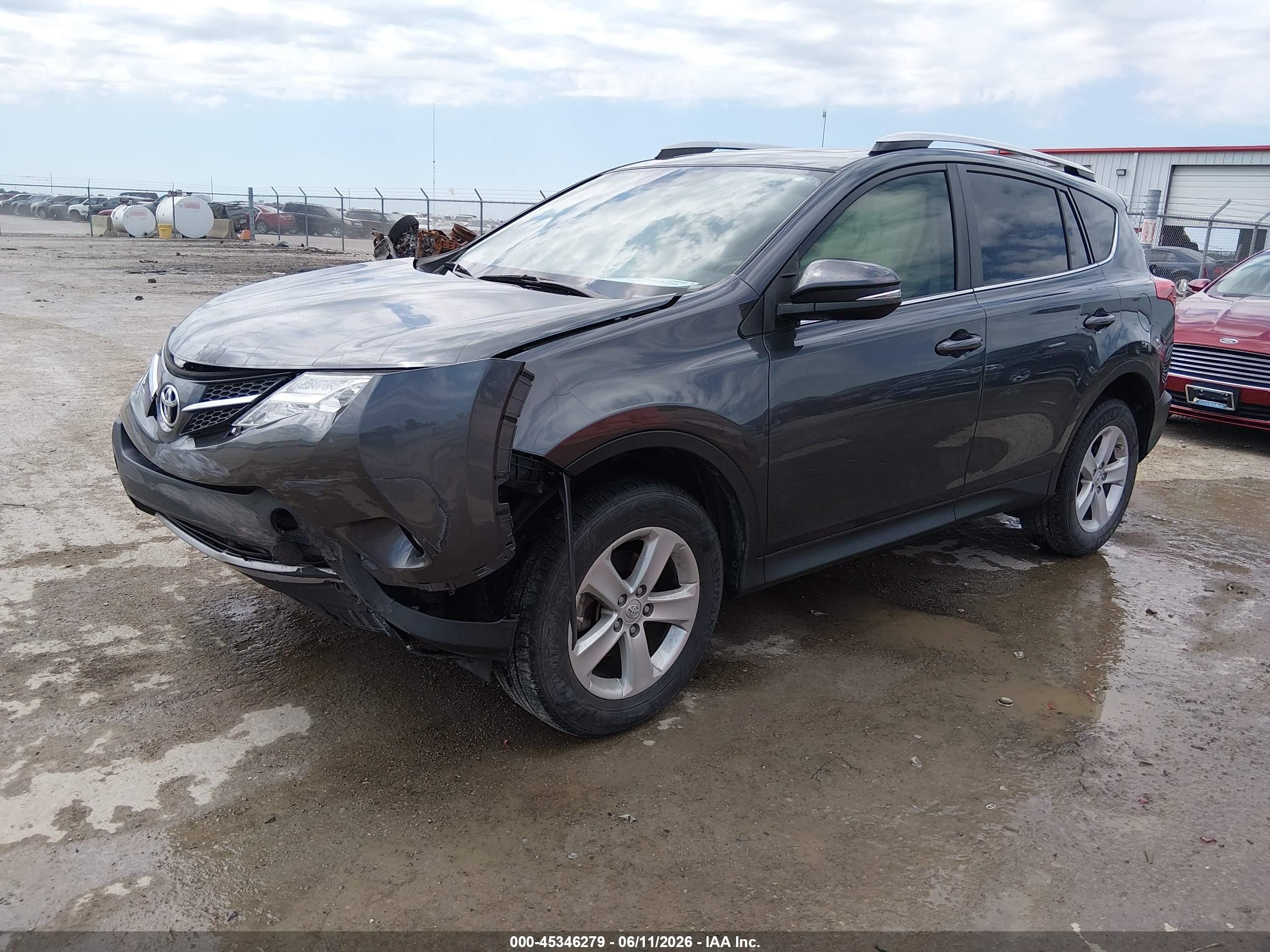2013 Toyota Rav4 Xle Gray vin: JTMRFREV3DD003715