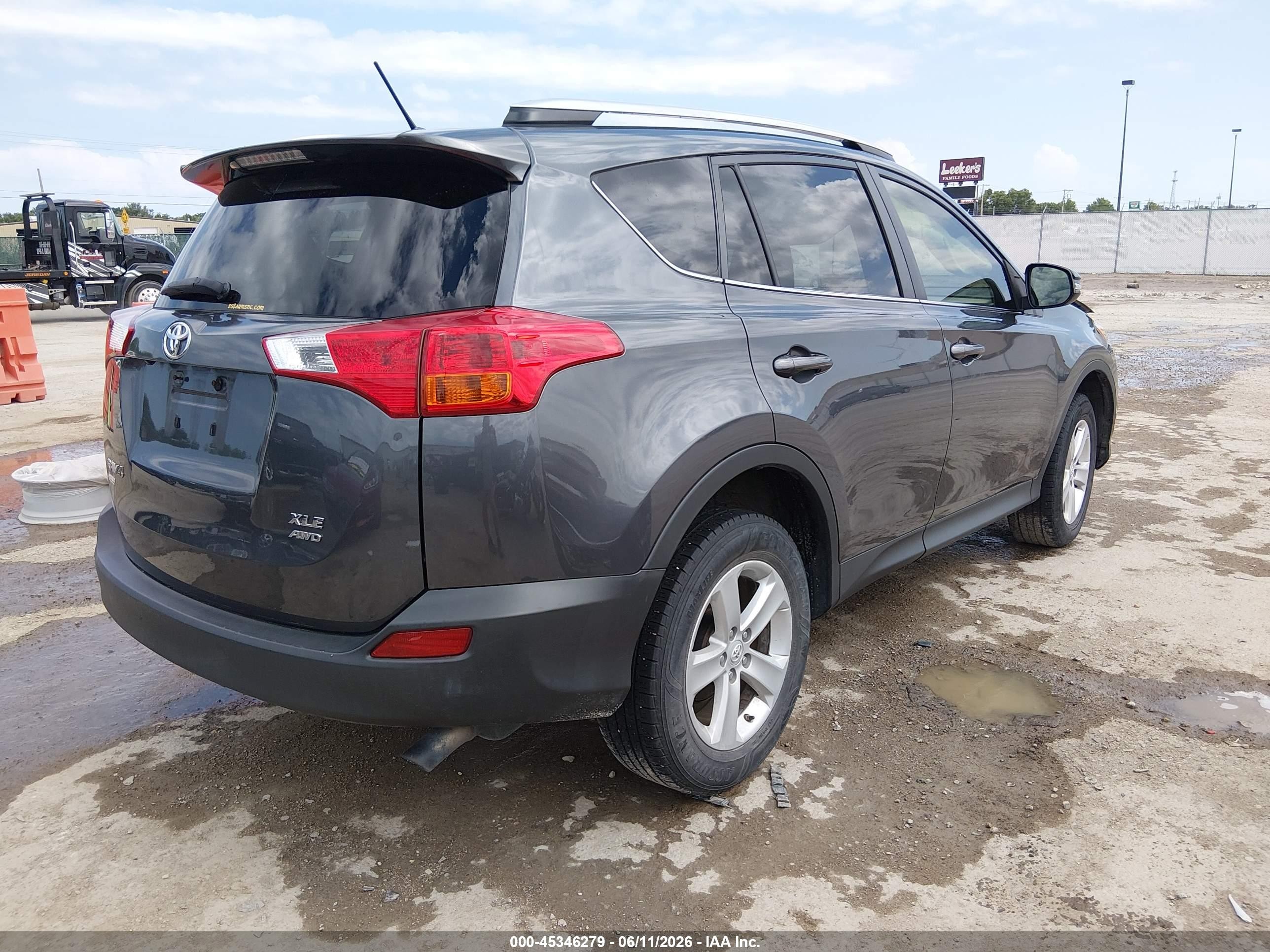 2013 Toyota Rav4 Xle Gray vin: JTMRFREV3DD003715