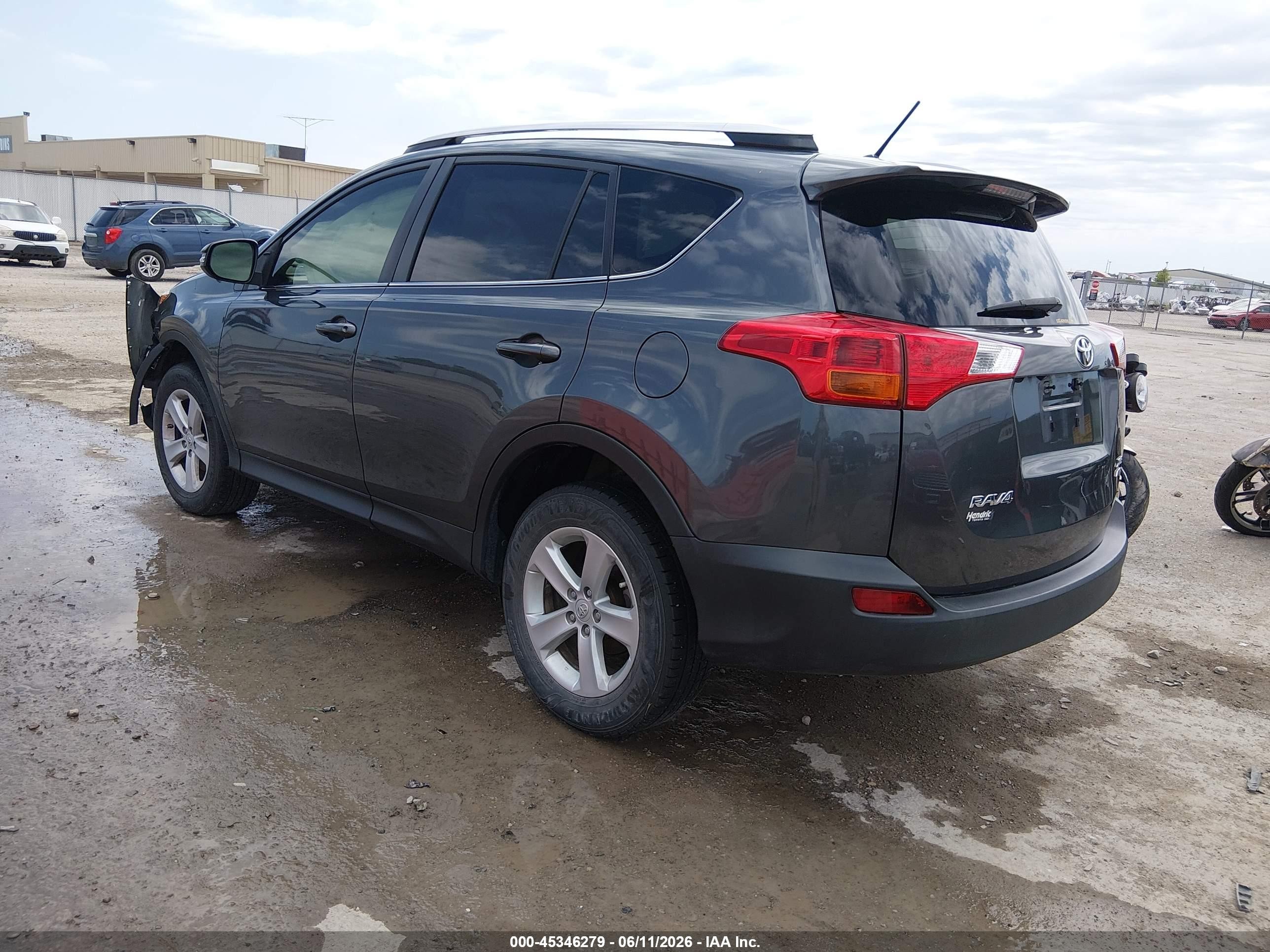 2013 Toyota Rav4 Xle Gray vin: JTMRFREV3DD003715
