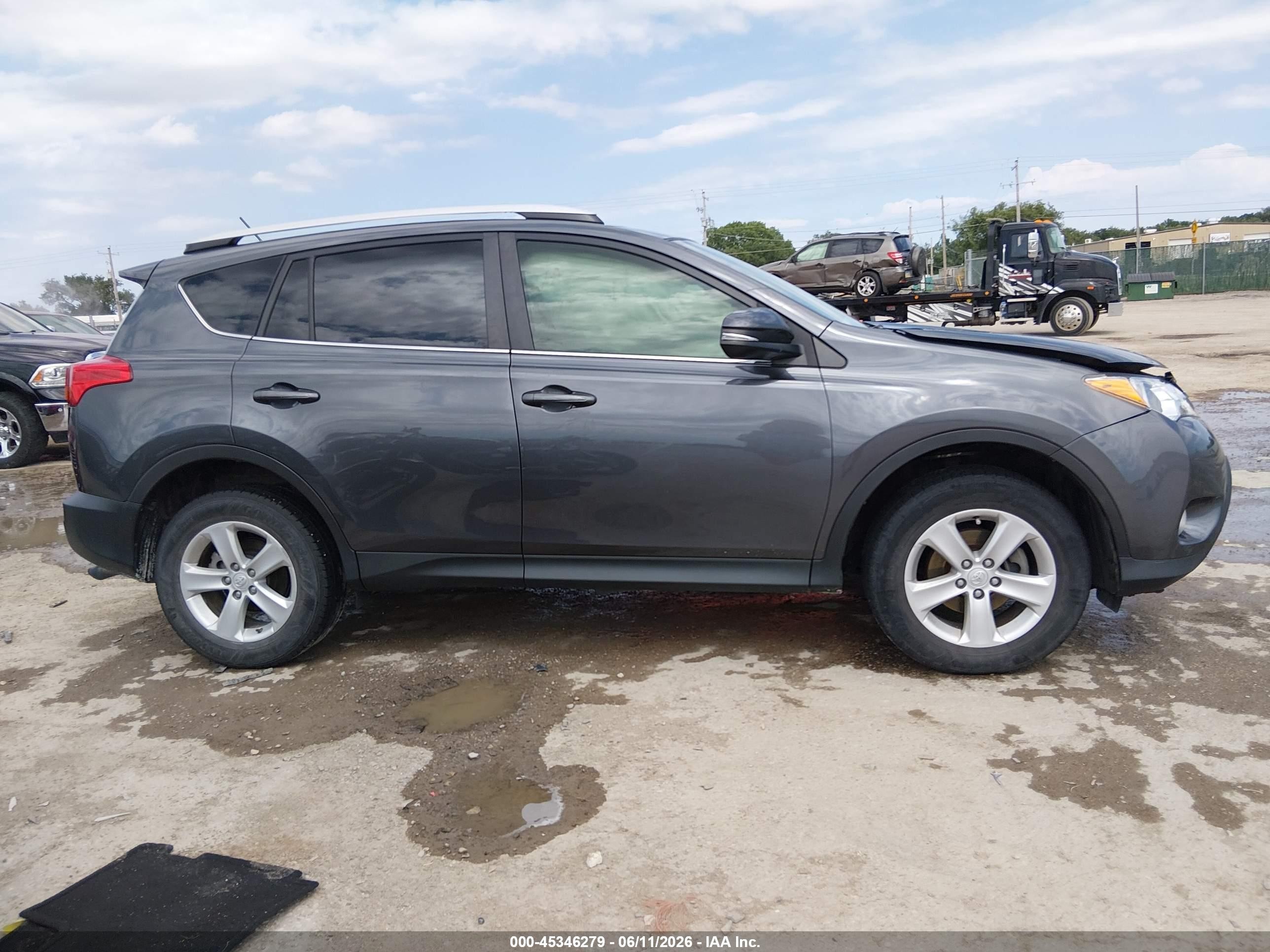 2013 Toyota Rav4 Xle Gray vin: JTMRFREV3DD003715