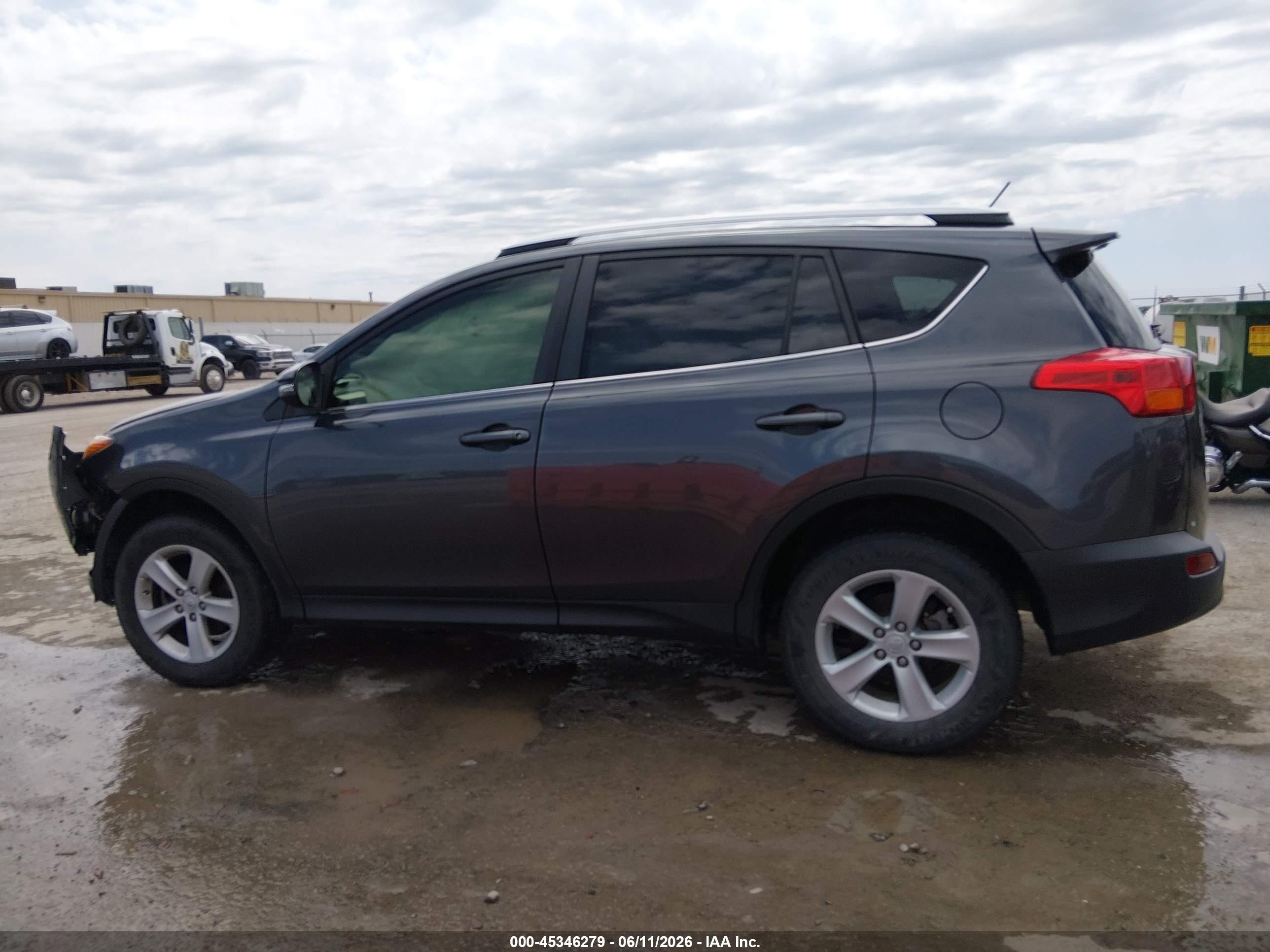 2013 Toyota Rav4 Xle Gray vin: JTMRFREV3DD003715