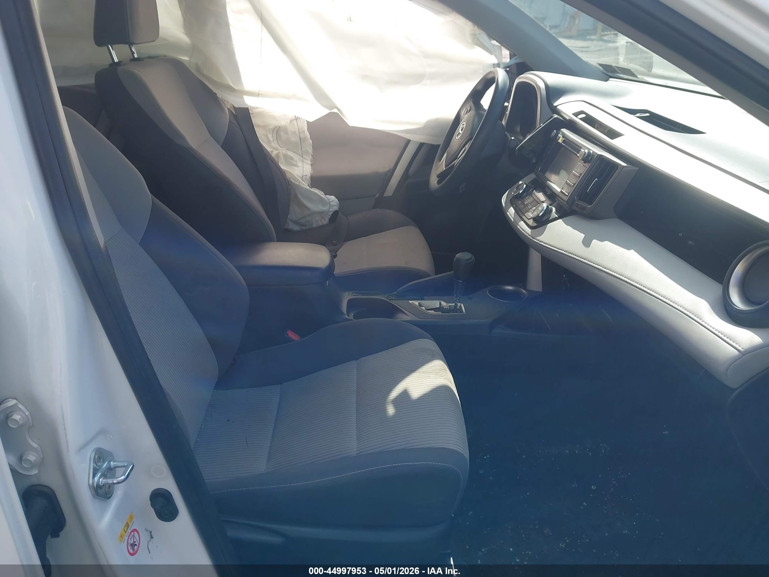 2013 Toyota Rav4 Xle White vin: JTMRFREV3DD012043