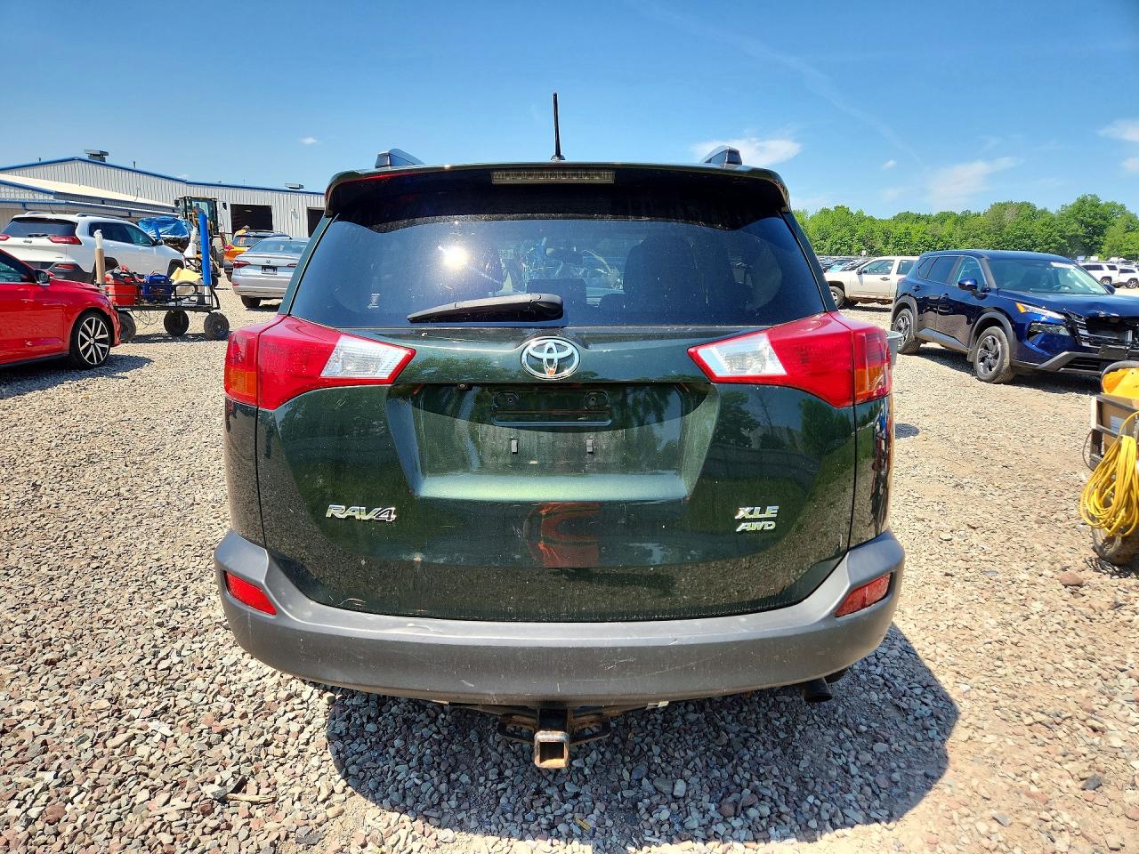 2013 Toyota Rav4 Xle Зеленый vin: JTMRFREV3DD025584