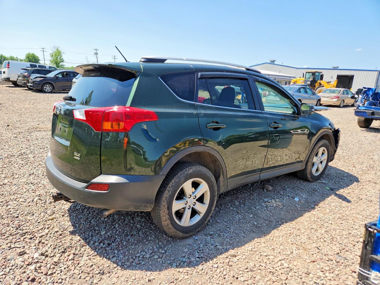 2013 Toyota Rav4 Xle Зеленый vin: JTMRFREV3DD025584