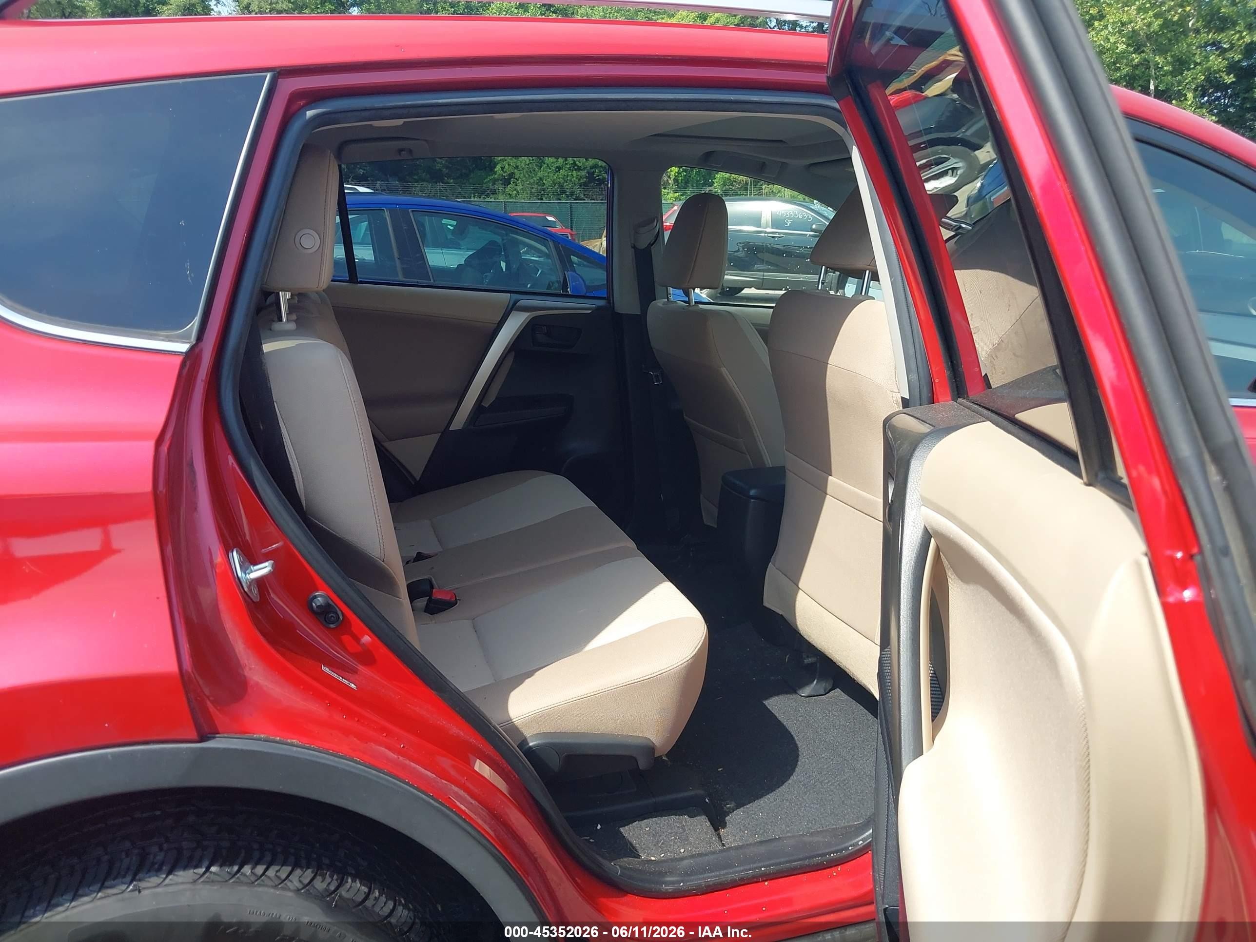 2013 Toyota Rav4 Xle Red vin: JTMRFREV3DD029800