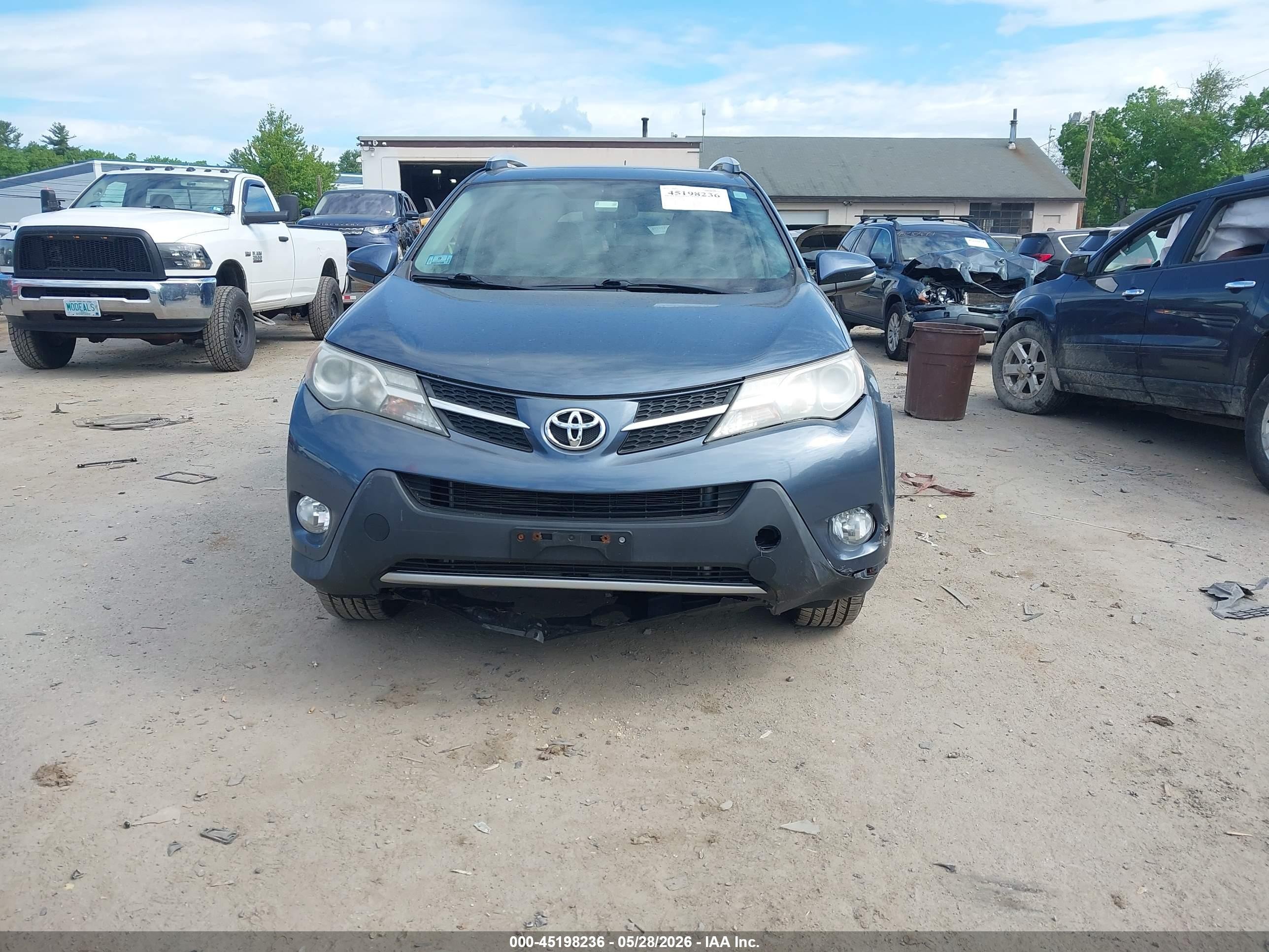 2013 Toyota Rav4 Xle Blue vin: JTMRFREV3DD032518