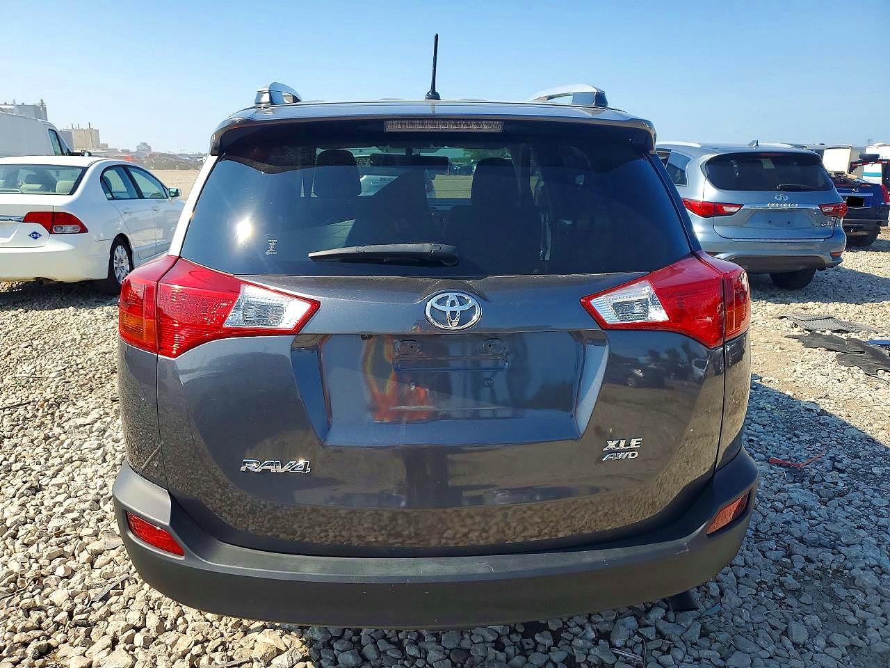 2013 Toyota Rav4 Xle Gray vin: JTMRFREV3DD041560