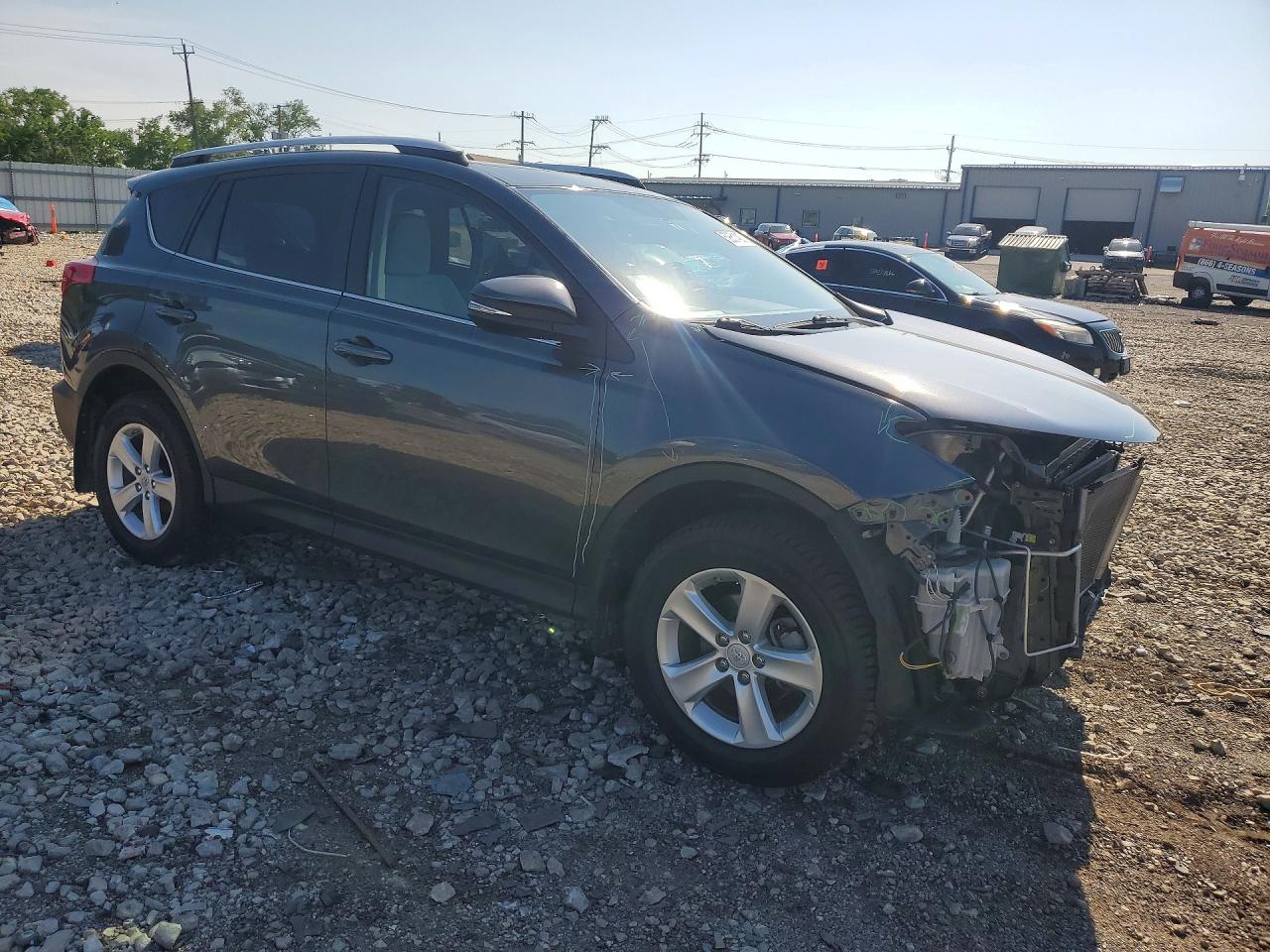 2013 Toyota Rav4 Xle Gray vin: JTMRFREV3DD041560
