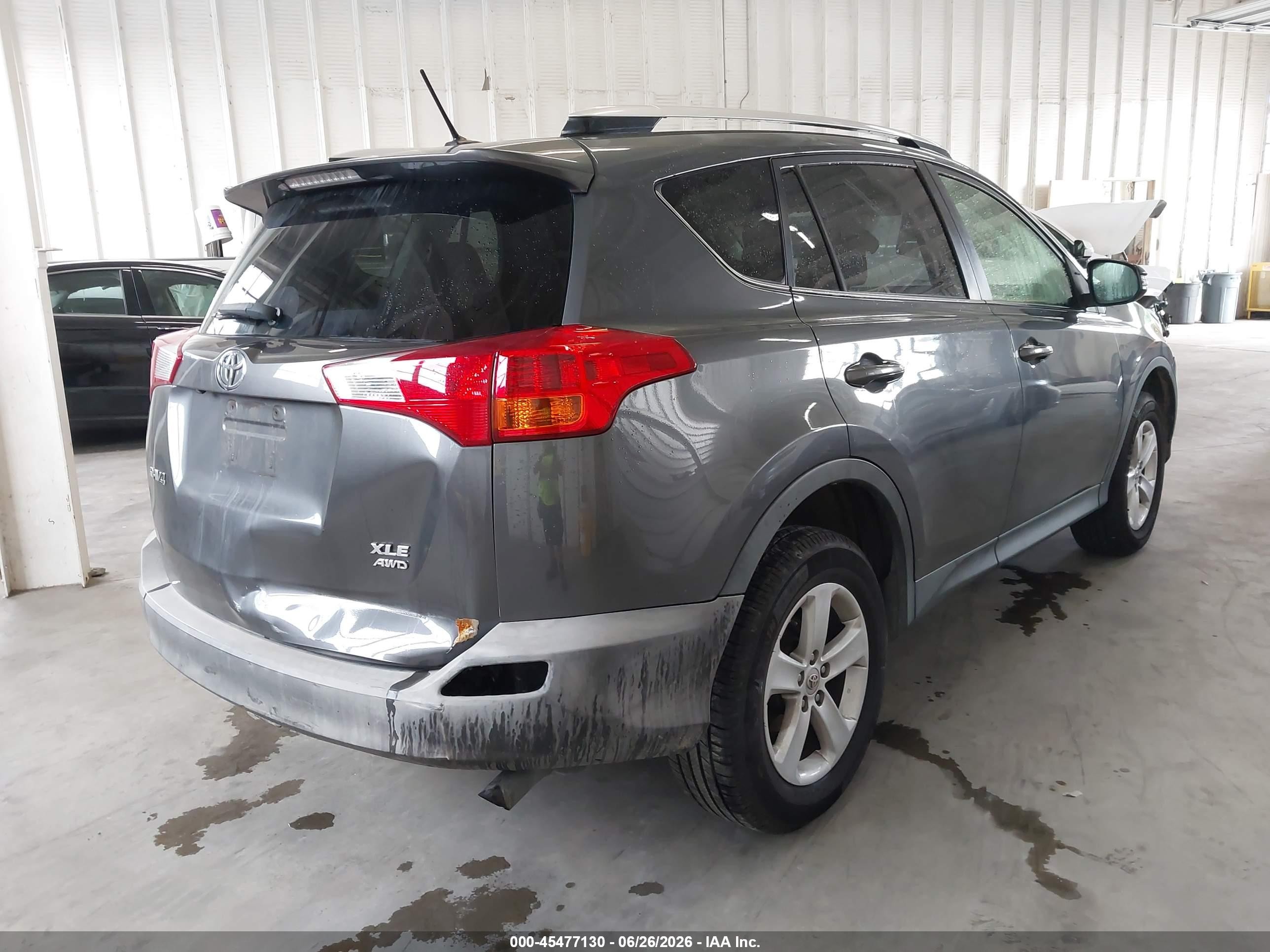 2014 Toyota Rav4 Xle Silver vin: JTMRFREV3ED070445
