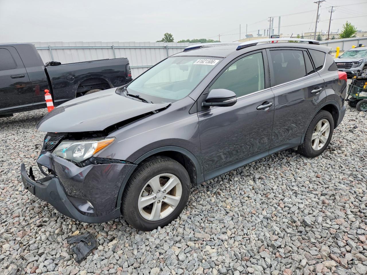 2014 Toyota Rav4 Xle Gray vin: JTMRFREV3EJ005967