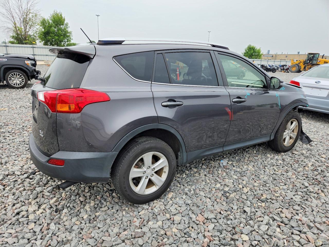 2014 Toyota Rav4 Xle Gray vin: JTMRFREV3EJ005967