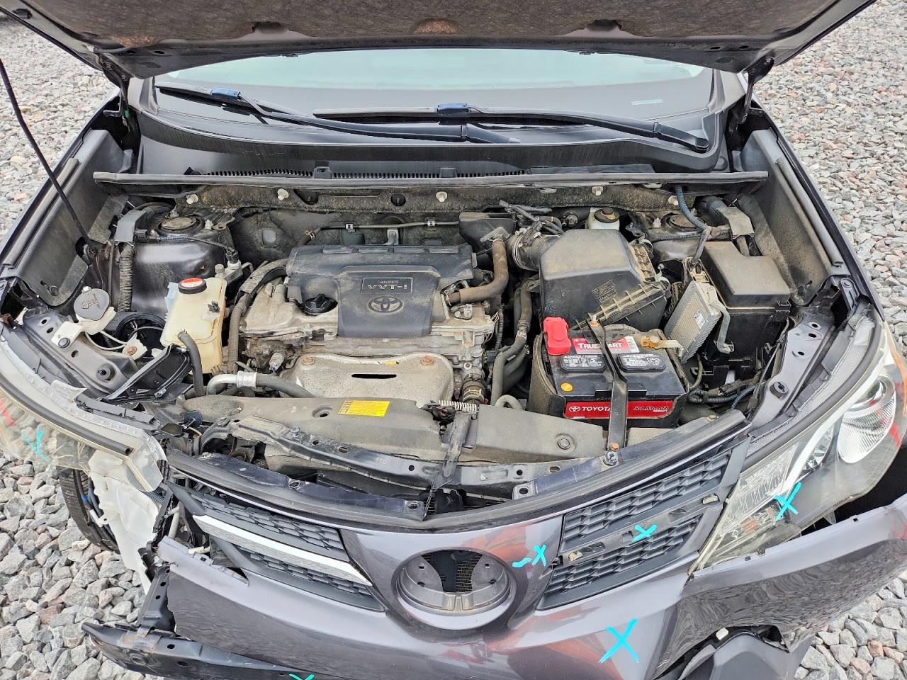 2014 Toyota Rav4 Xle Gray vin: JTMRFREV3EJ005967