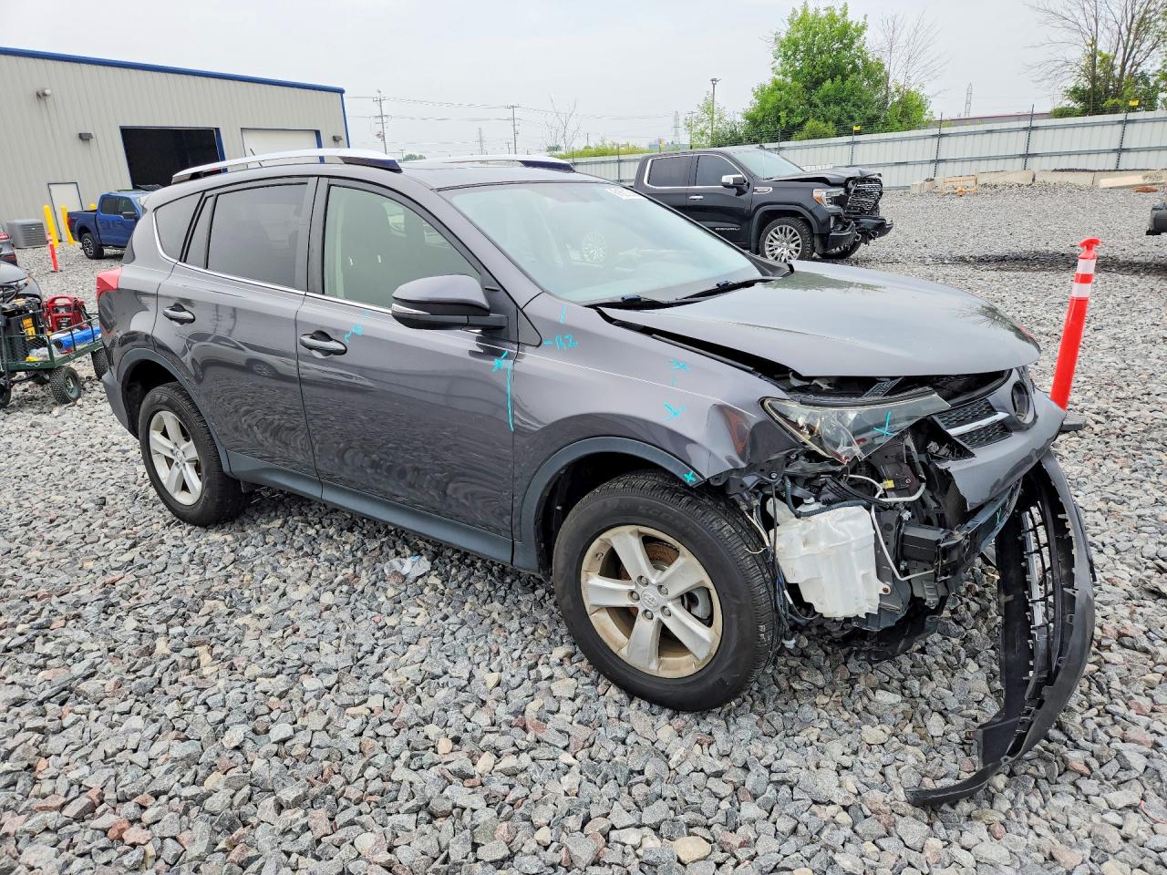 2014 Toyota Rav4 Xle Gray vin: JTMRFREV3EJ005967