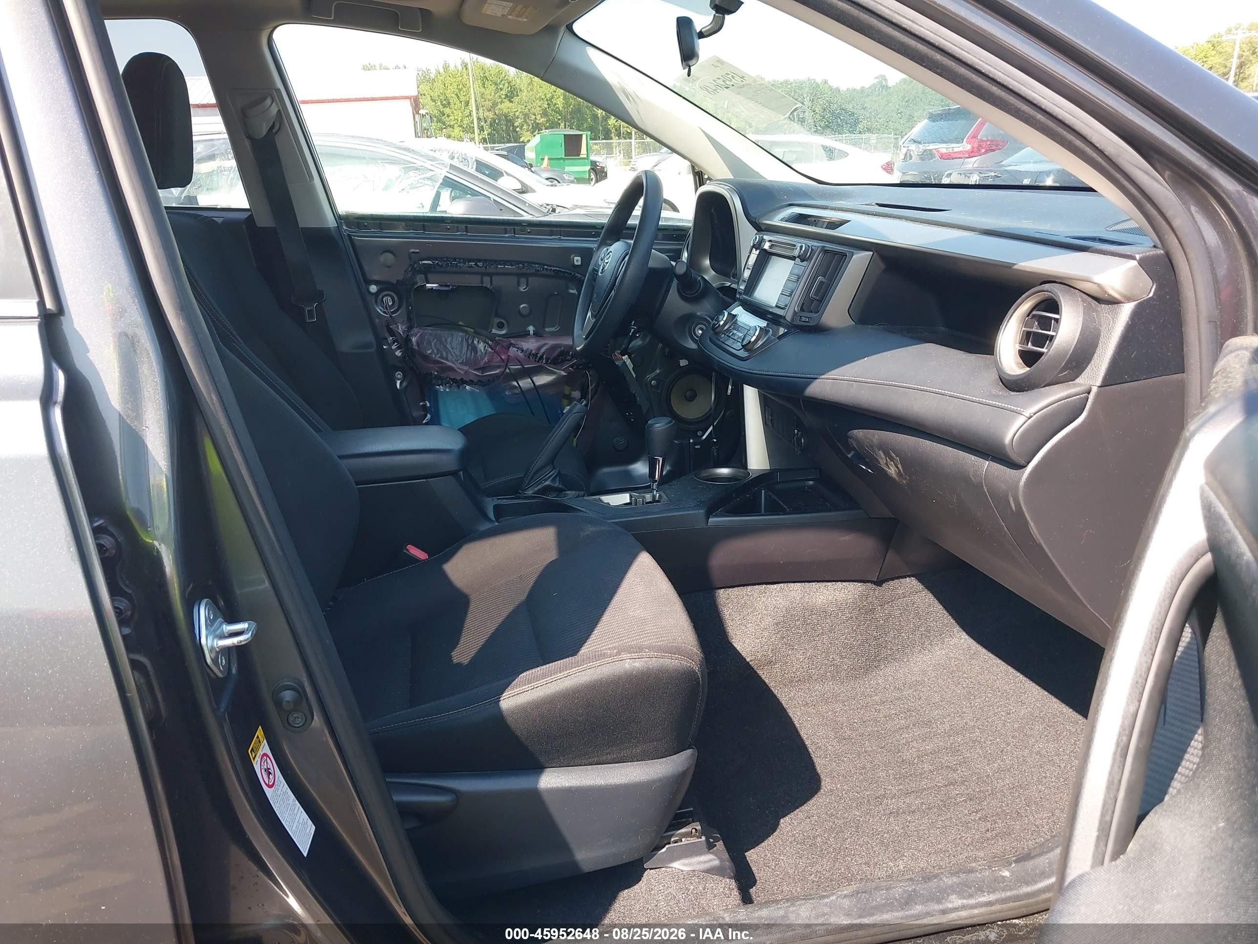 2015 Toyota Rav4 Xle Серый vin: JTMRFREV3FD122965