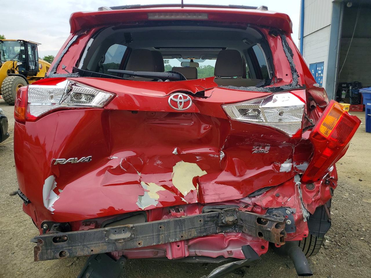 2015 Toyota Rav4 Xle Maroon vin: JTMRFREV3FD124716