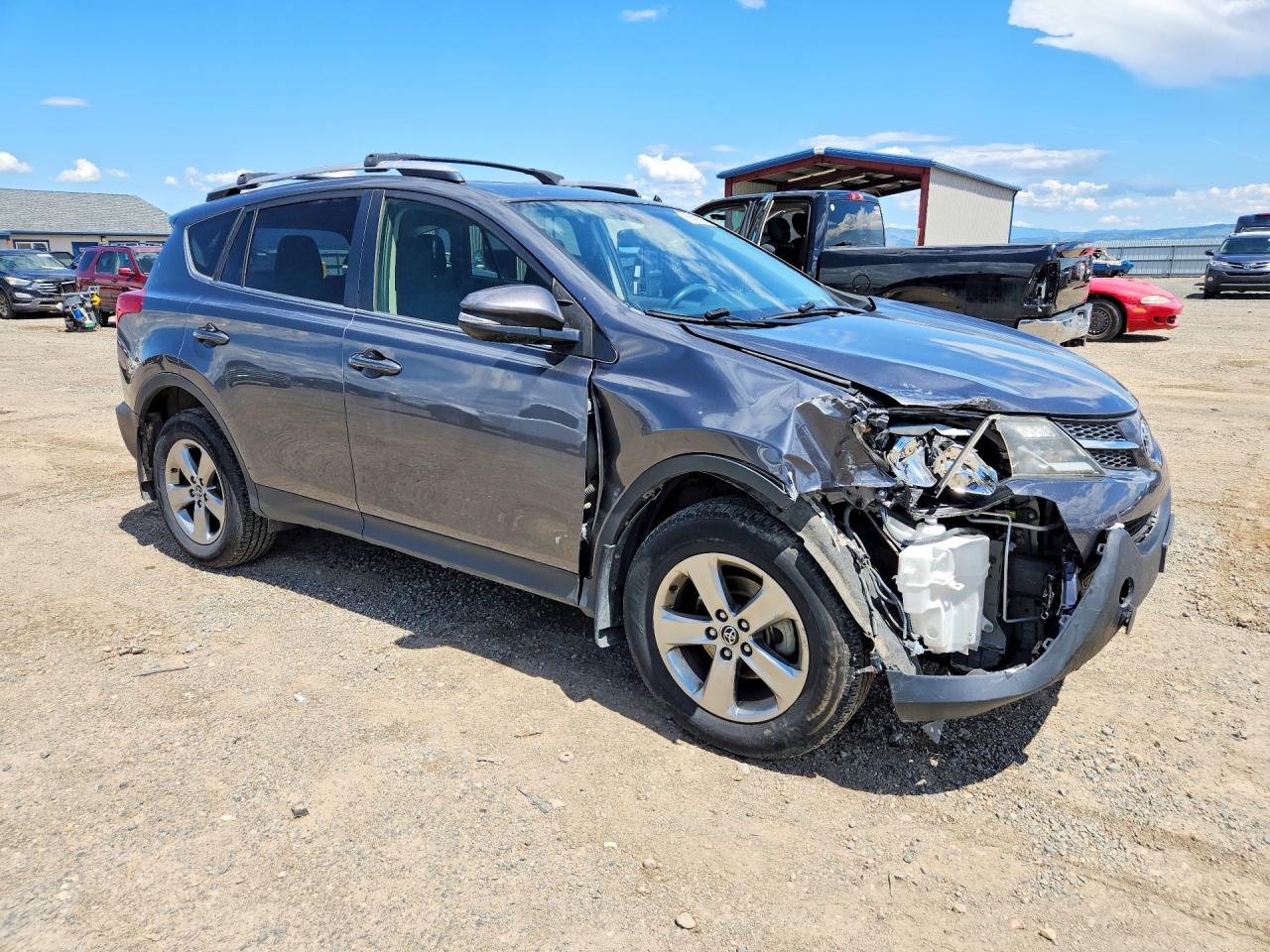 2015 Toyota Rav4 Xle Charcoal vin: JTMRFREV3FD126501