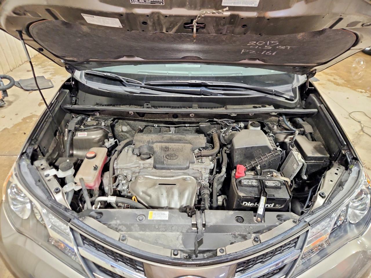 2015 Toyota Rav4 Xle Gray vin: JTMRFREV3FD150376
