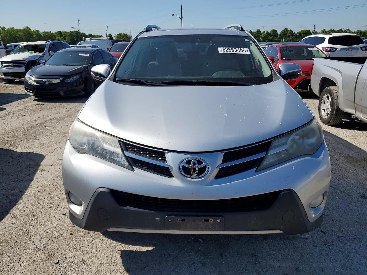 2015 Toyota Rav4 Xle Silver vin: JTMRFREV3FJ026576