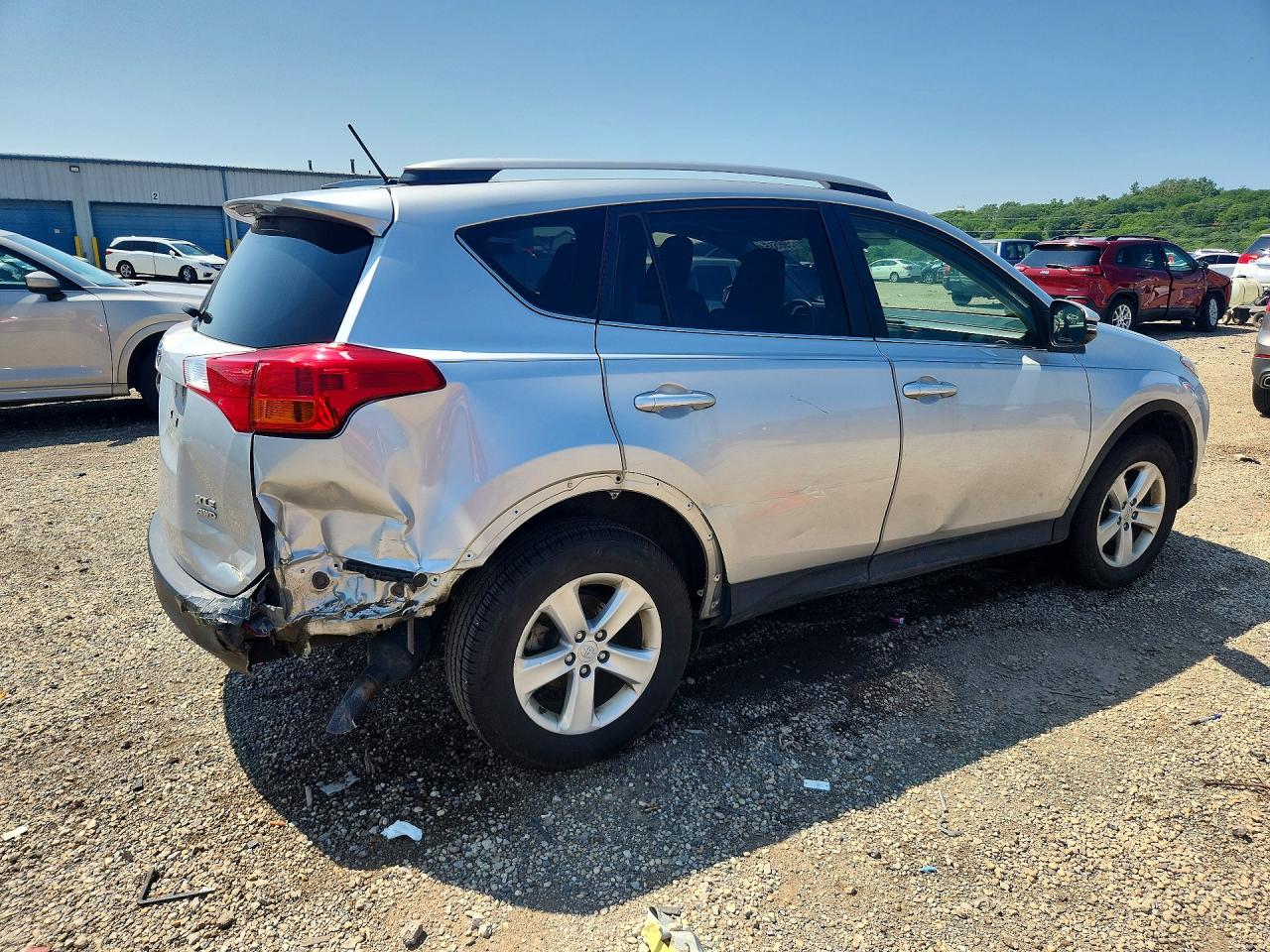 2013 Toyota Rav4 Xle Серебряный vin: JTMRFREV4D5001269
